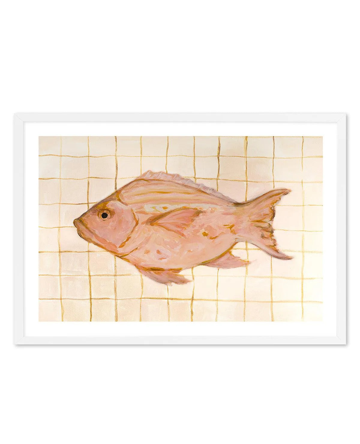 Little Bohemian Fish I by Natalie Jane Art Print from Olive et Oriel where you can shop wallpaper and artworks online