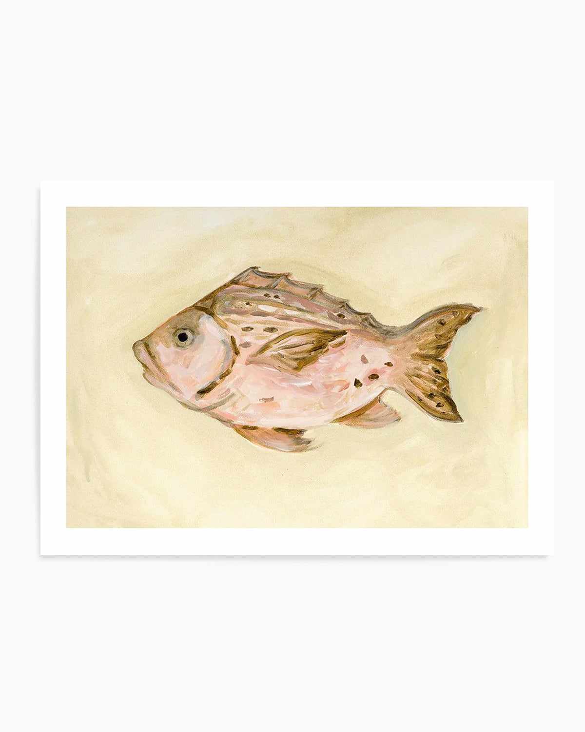 Little Bohemian Fish II by Natalie Jane Art Print