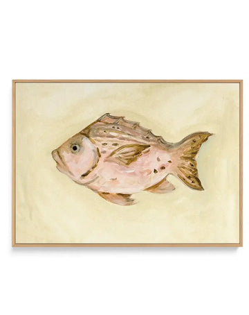Little Bohemian Fish II by Natalie Jane | Framed Canvas Art Print from Olive et Oriel where you can shop wallpaper and artworks online