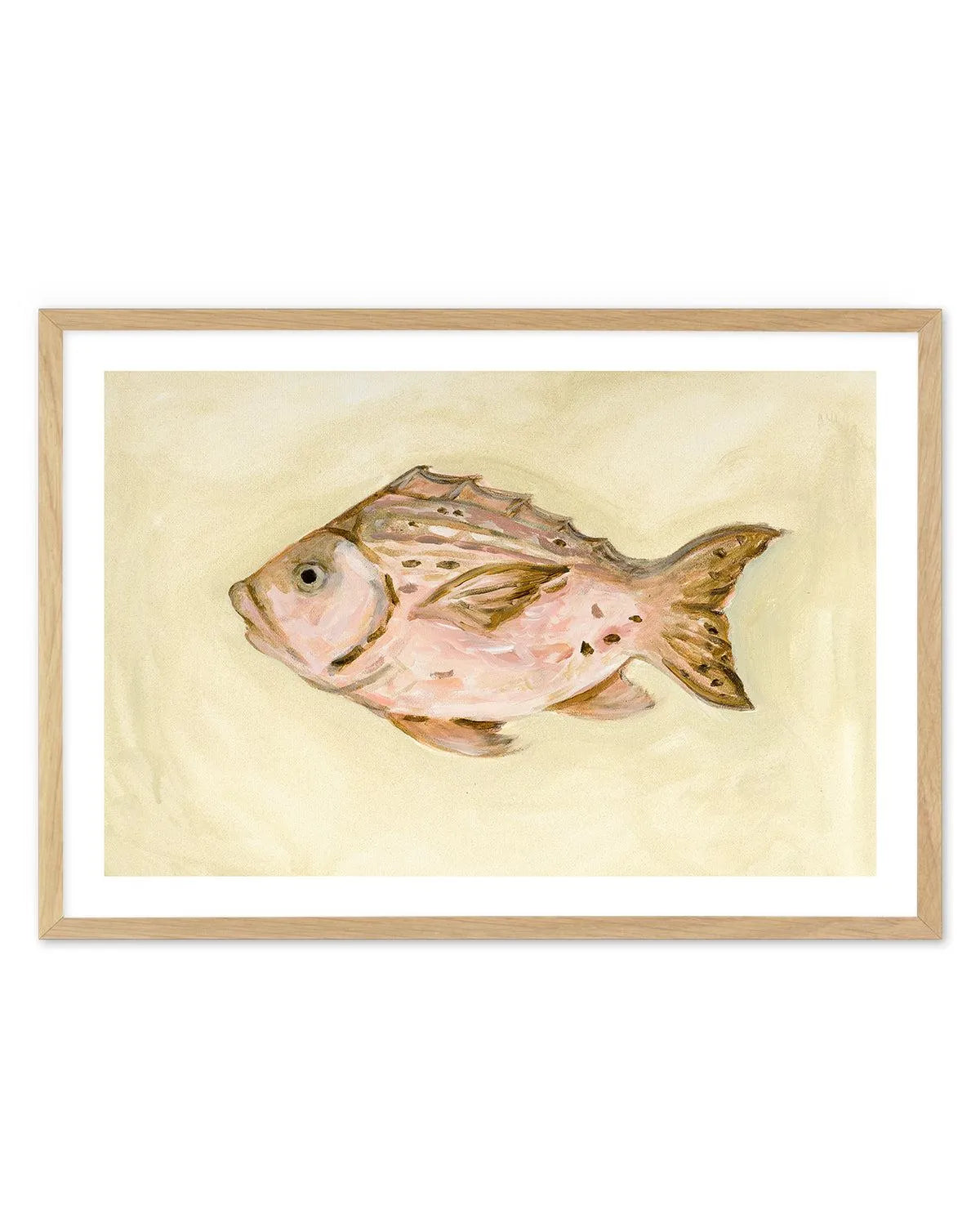 Little Bohemian Fish II by Natalie Jane Art Print from Olive et Oriel where you can shop wallpaper and artworks online