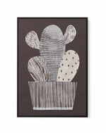 Little Cactus By Alisa Galitsyna | Framed Canvas Art Print