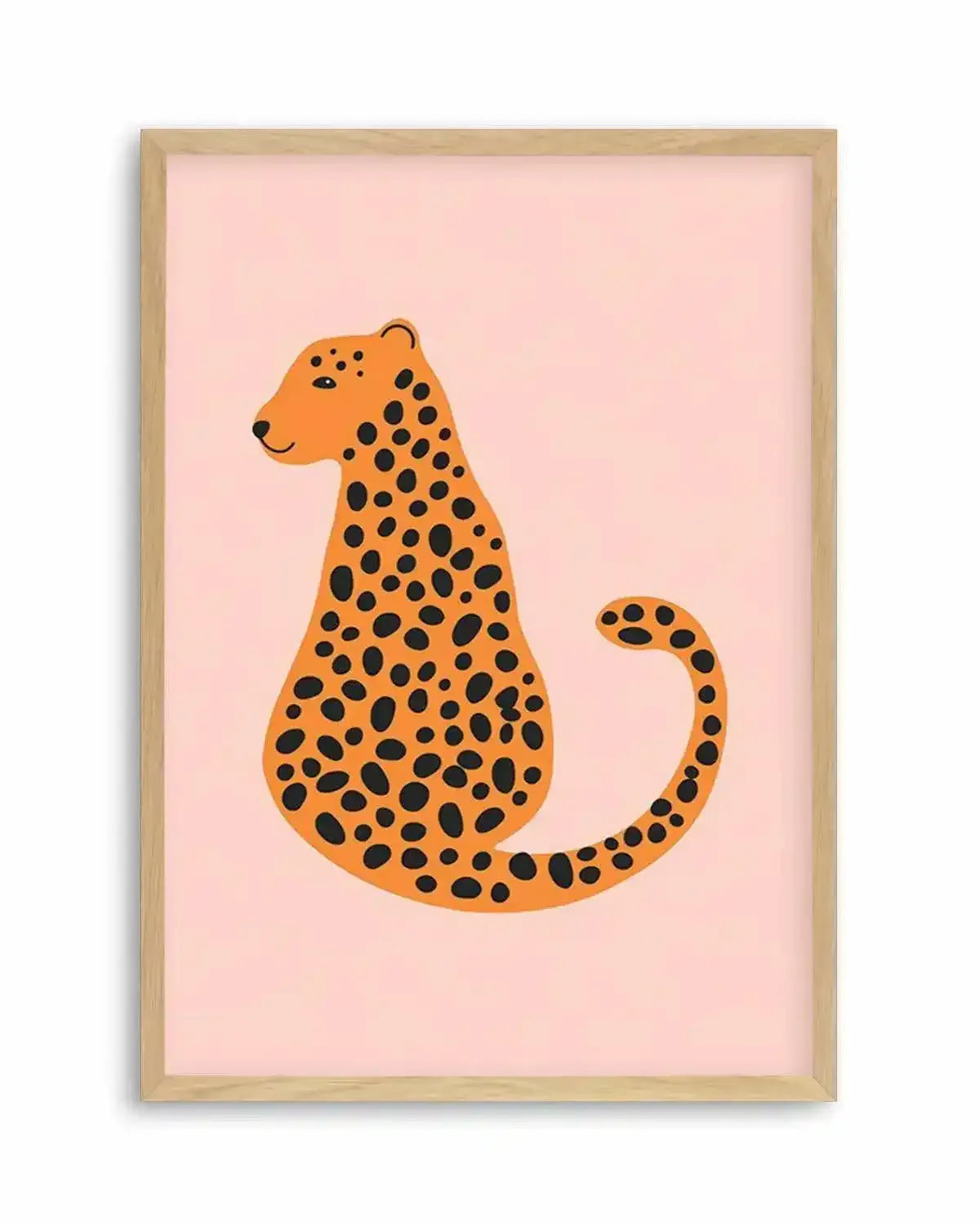 Little Cheetah Art Print from Olive et Oriel where you can shop wallpaper and artworks online