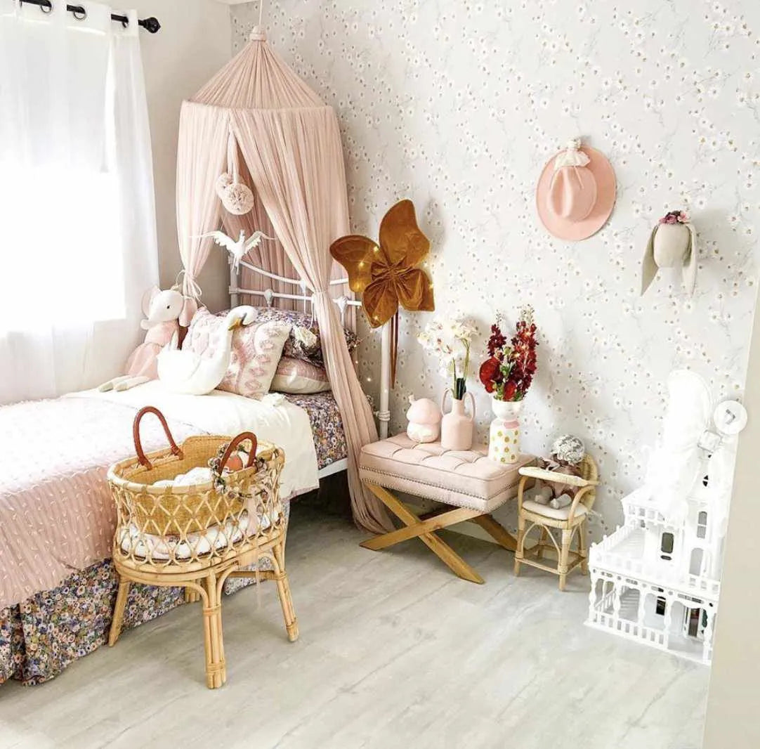 Little Daisy Chain Wallpaper-Wallpaper-Buy Kids Removable Wallpaper Online Our Custom Made Children√¢‚Ç¨‚Ñ¢s Wallpapers Are A Fun Way To Decorate And Enhance Boys Bedroom Decor And Girls Bedrooms They Are An Amazing Addition To Your Kids Bedroom Walls Our Collection of Kids Wallpaper Is Sure To Transform Your Kids Rooms Interior Style From Pink Wallpaper To Dinosaur Wallpaper Even Marble Wallpapers For Teen Boys Shop Peel And Stick Wallpaper Online Today With Olive et Oriel