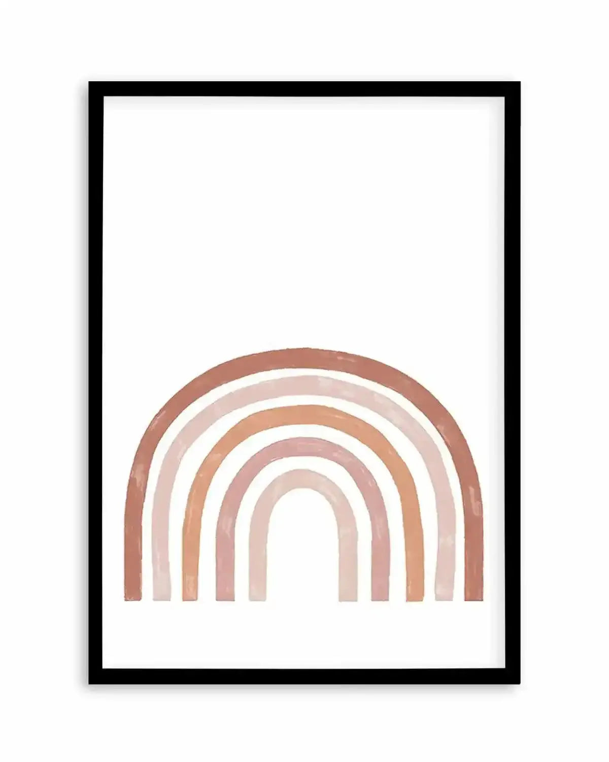 Little Earth Rainbow Art Print from Olive et Oriel where you can shop wallpaper and artworks online