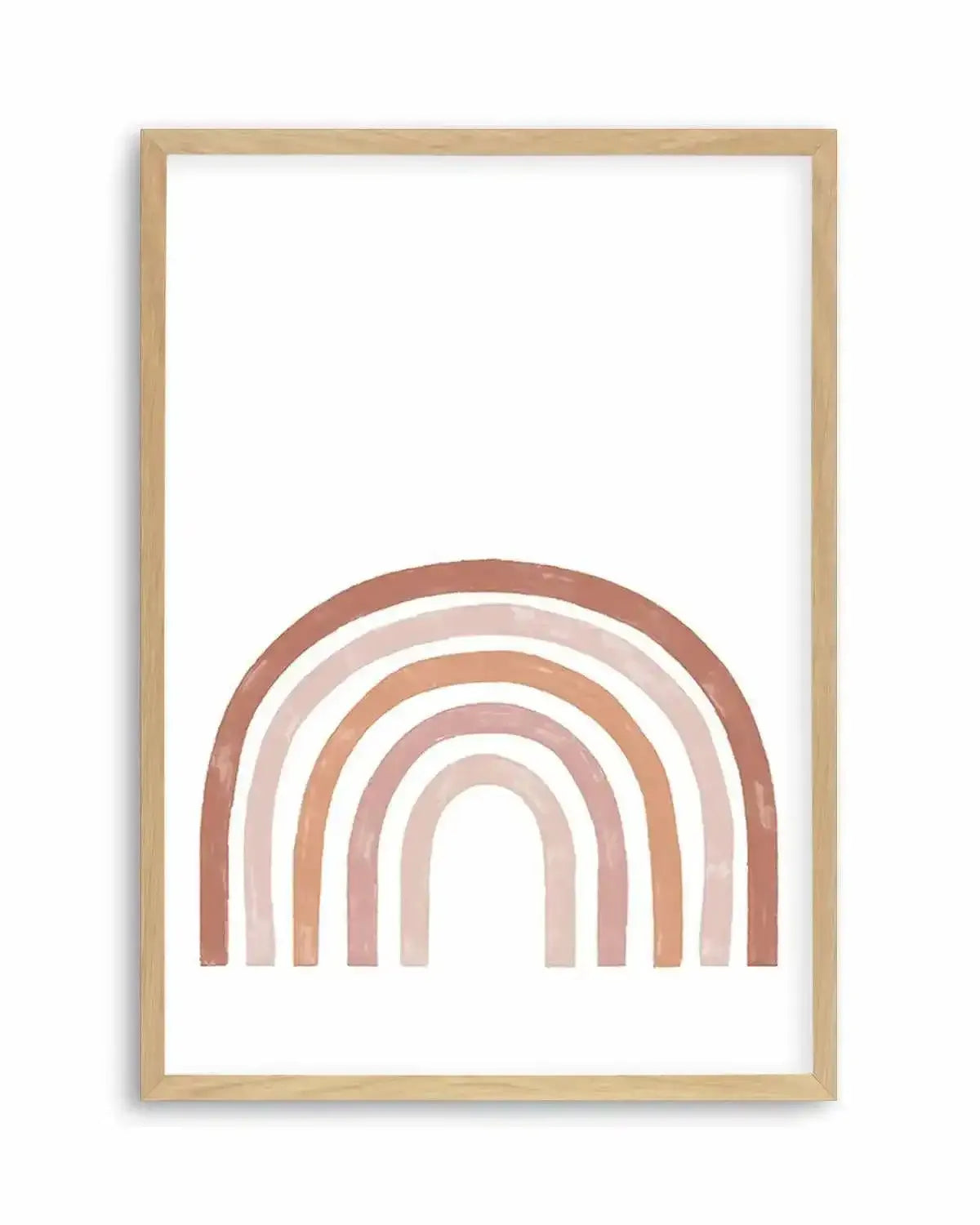 Little Earth Rainbow Art Print from Olive et Oriel where you can shop wallpaper and artworks online