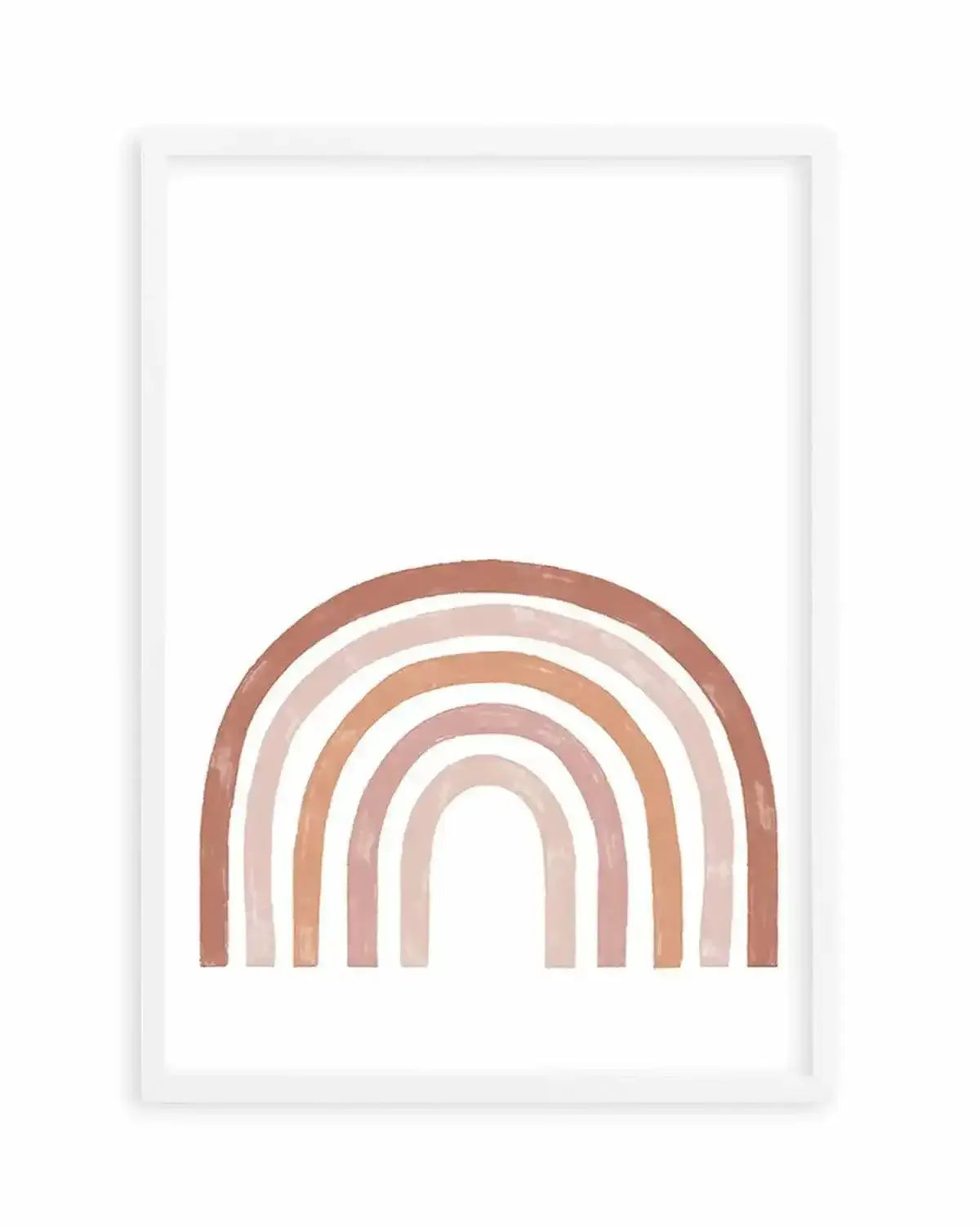Little Earth Rainbow Art Print from Olive et Oriel where you can shop wallpaper and artworks online