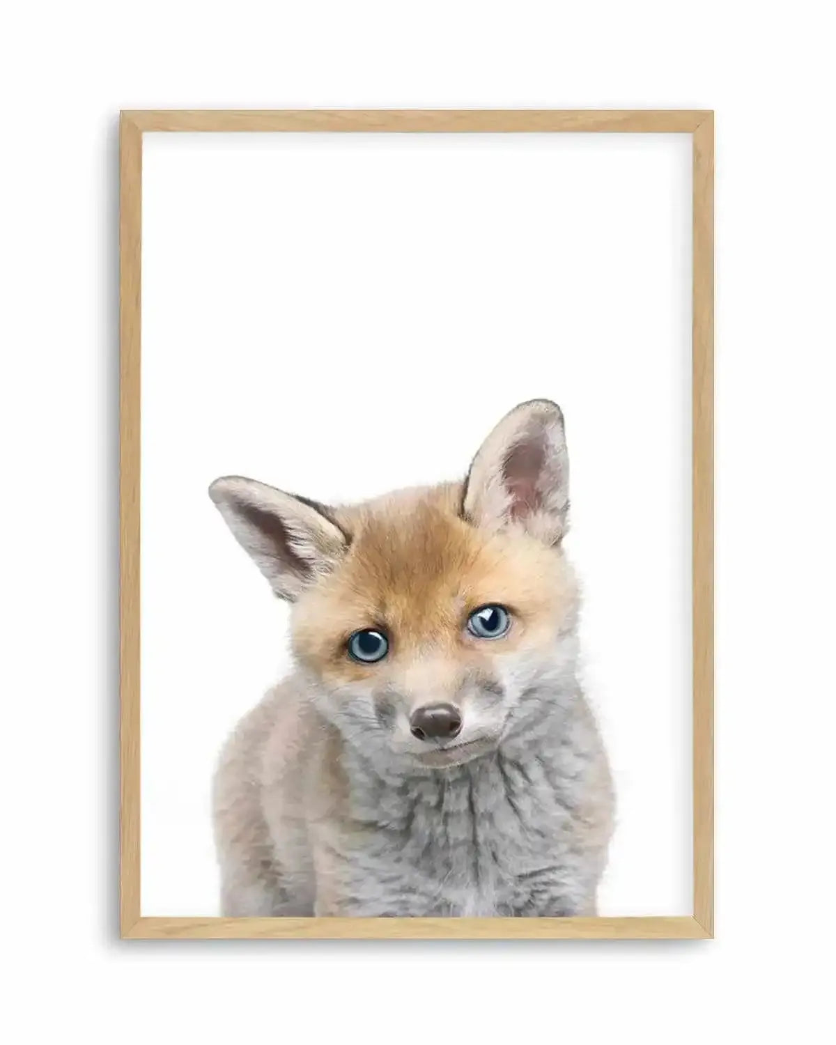 Little Fox Art Print from Olive et Oriel where you can shop wallpaper and artworks online