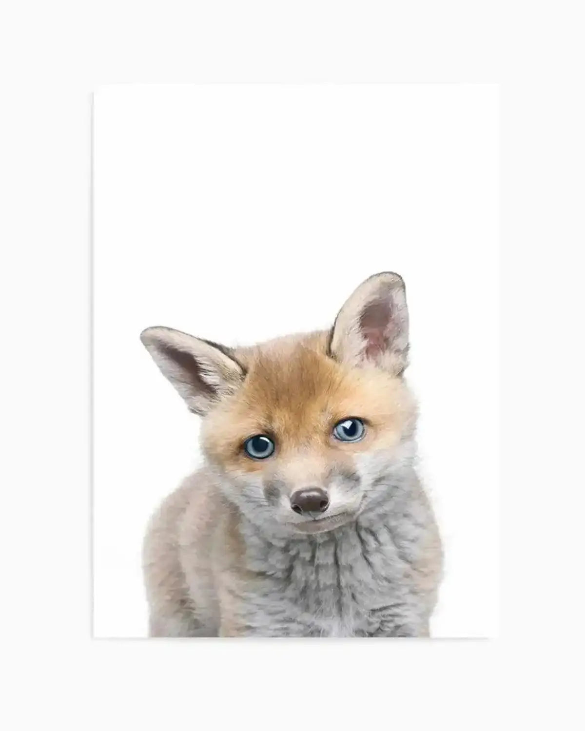 Little Fox Art Print from Olive et Oriel where you can shop wallpaper and artworks online