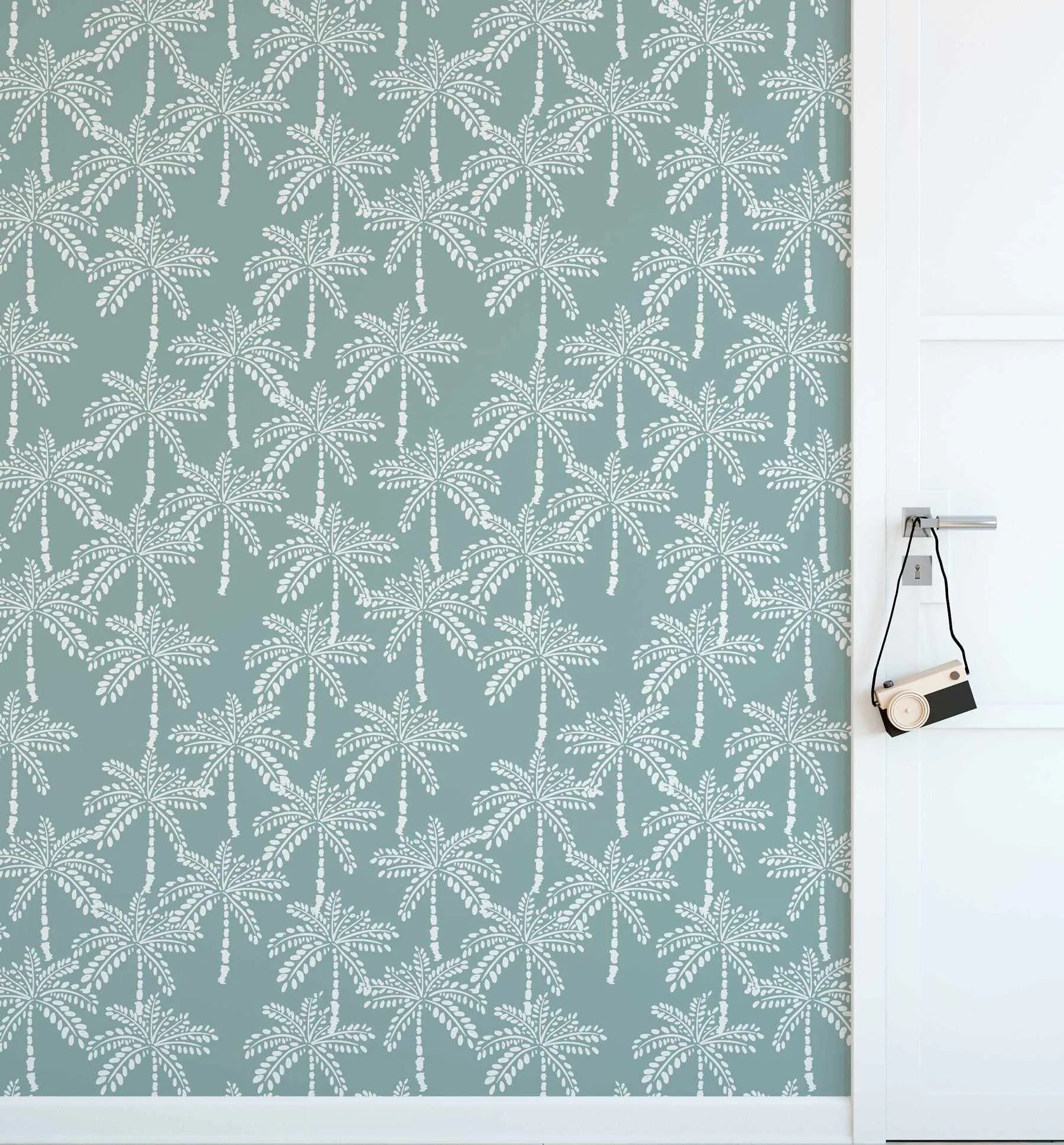 Little Khaki Palm Wallpaper-Wallpaper-Buy Kids Removable Wallpaper Online Our Custom Made Children√¢‚Ç¨‚Ñ¢s Wallpapers Are A Fun Way To Decorate And Enhance Boys Bedroom Decor And Girls Bedrooms They Are An Amazing Addition To Your Kids Bedroom Walls Our Collection of Kids Wallpaper Is Sure To Transform Your Kids Rooms Interior Style From Pink Wallpaper To Dinosaur Wallpaper Even Marble Wallpapers For Teen Boys Shop Peel And Stick Wallpaper Online Today With Olive et Oriel