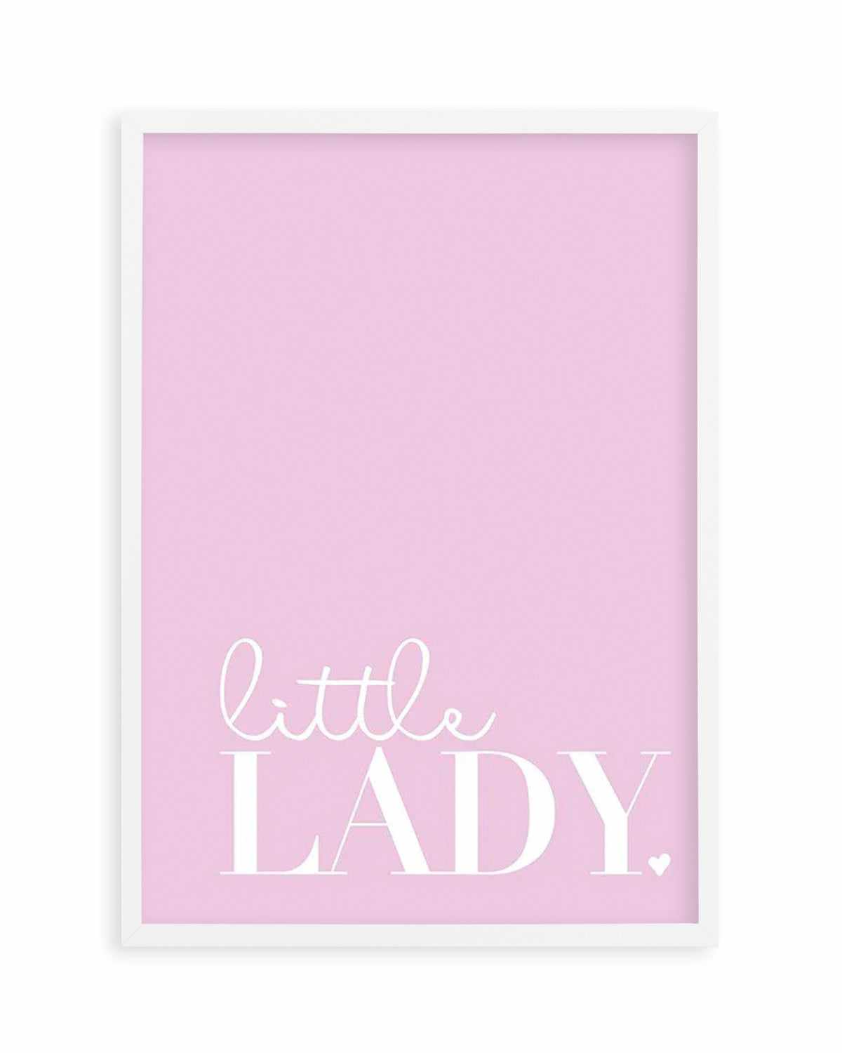 Little Lady Art Print