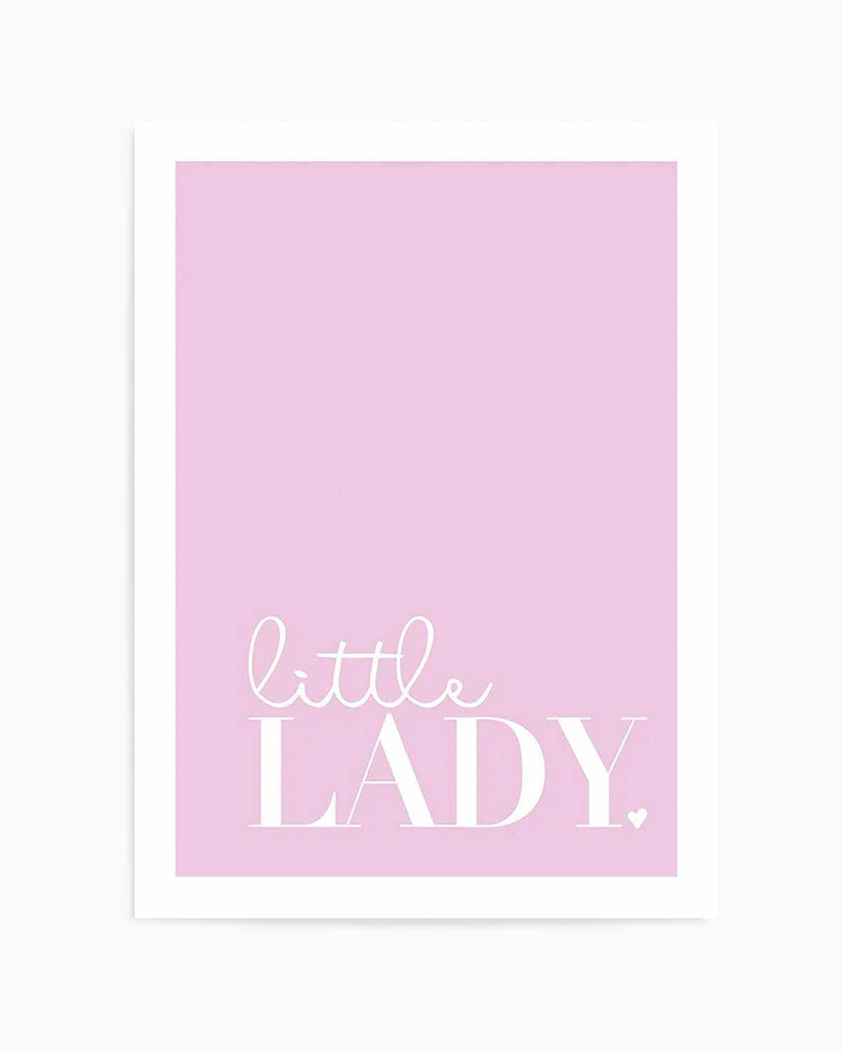 Little Lady Art Print