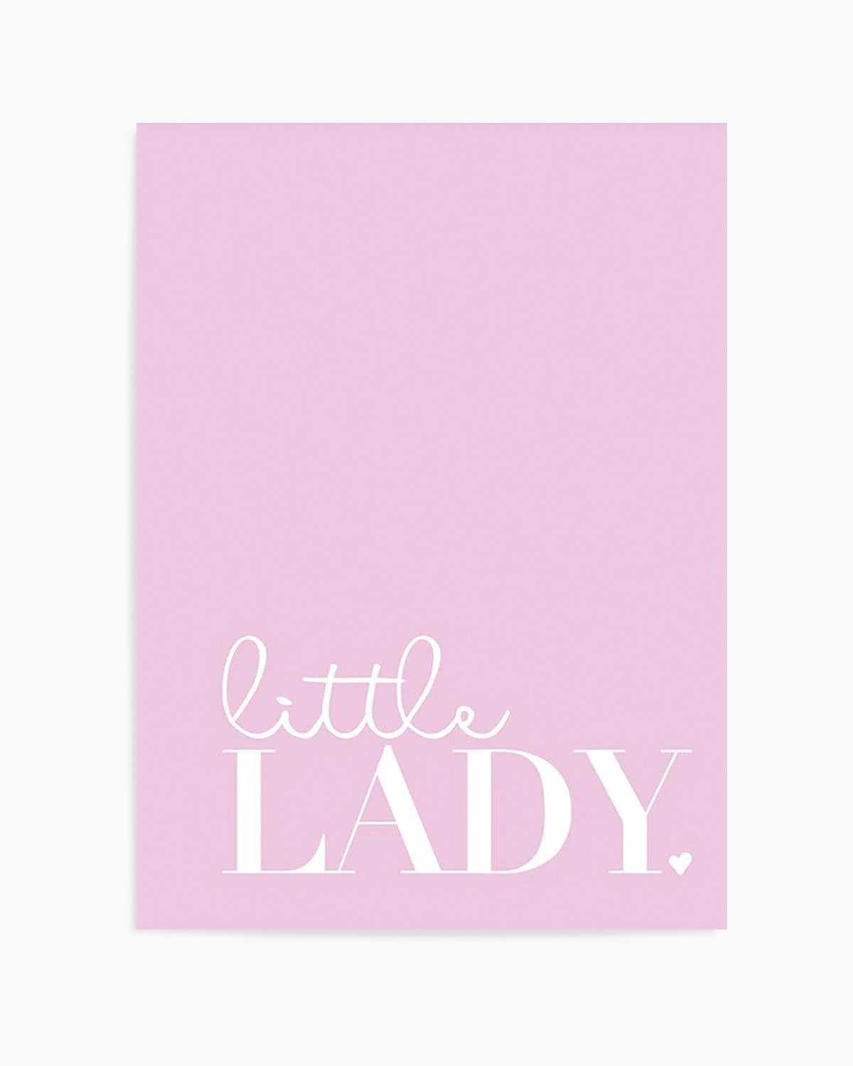 Little Lady Art Print