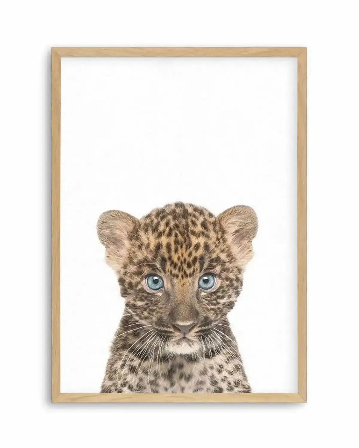Little Leopard Cub Art Print from Olive et Oriel where you can shop wallpaper and artworks online