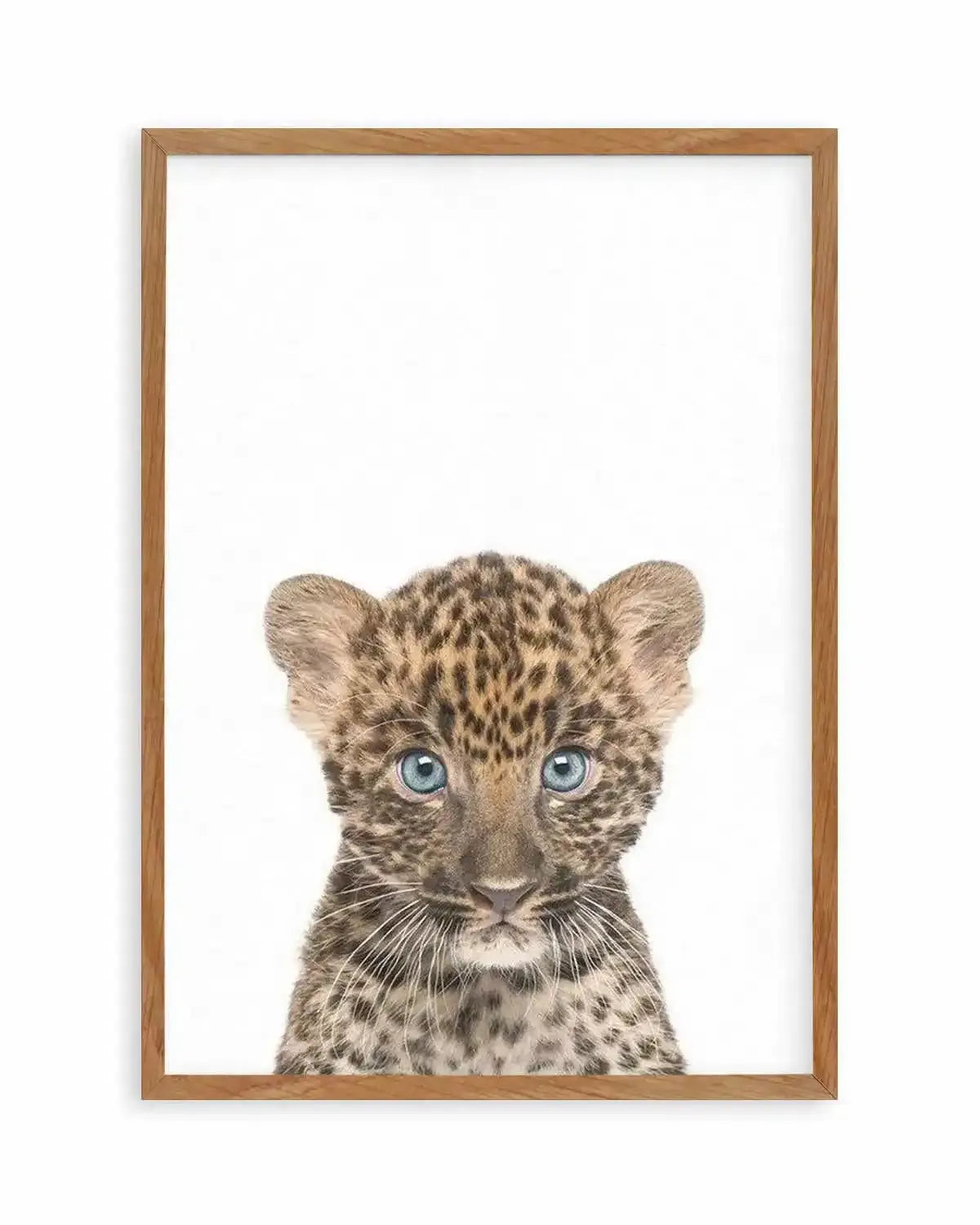 Little Leopard Cub Art Print from Olive et Oriel where you can shop wallpaper and artworks online