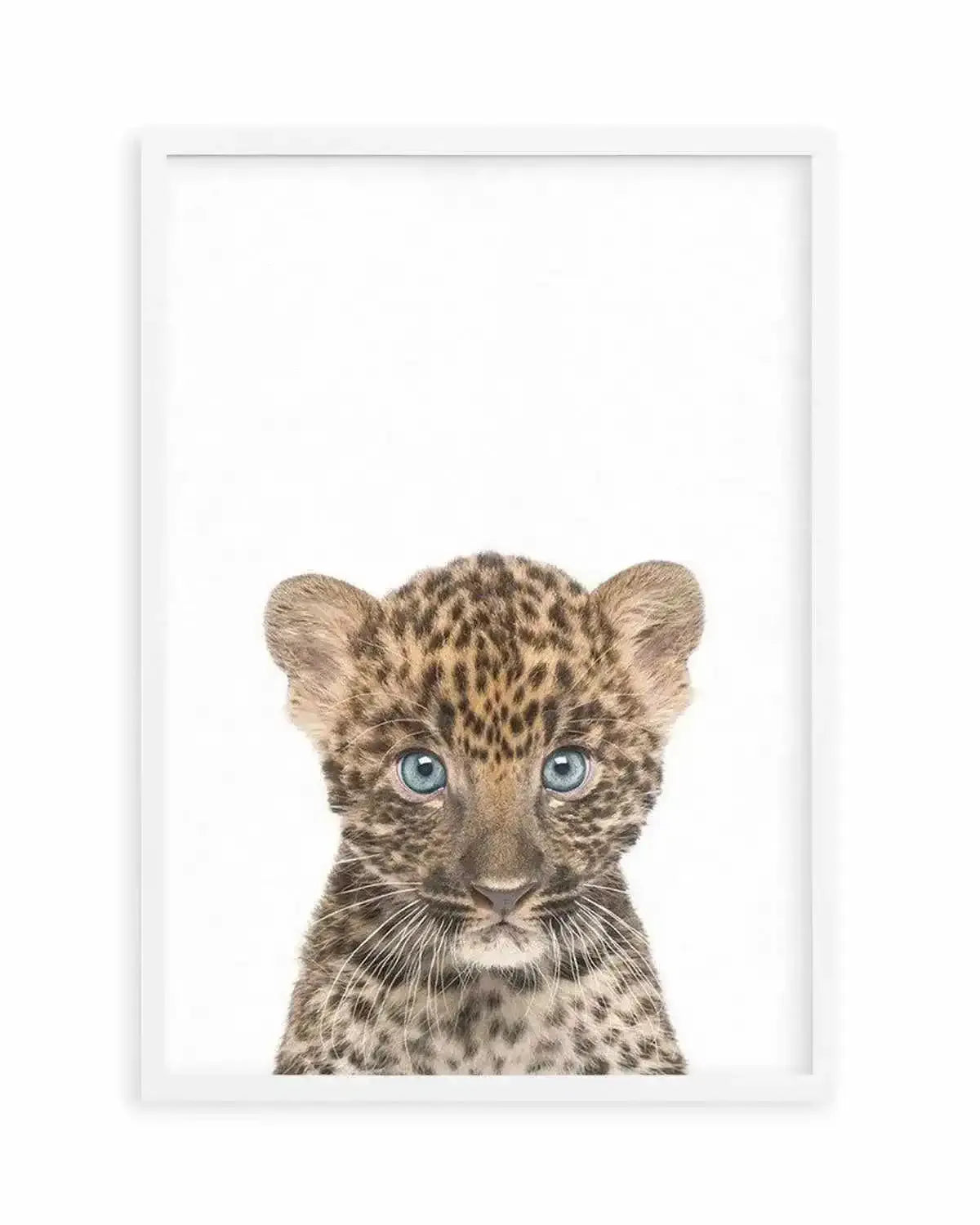 Little Leopard Cub Art Print from Olive et Oriel where you can shop wallpaper and artworks online