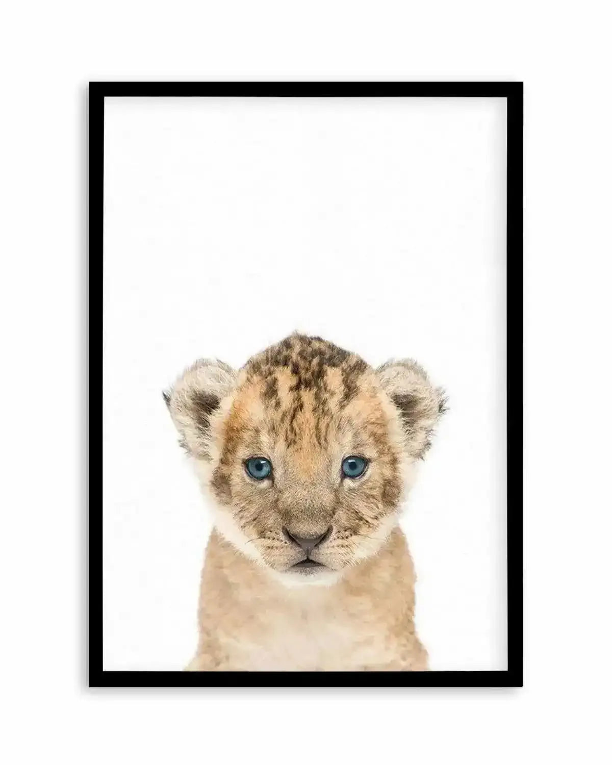 Little Lion Cub Art Print from Olive et Oriel where you can shop wallpaper and artworks online