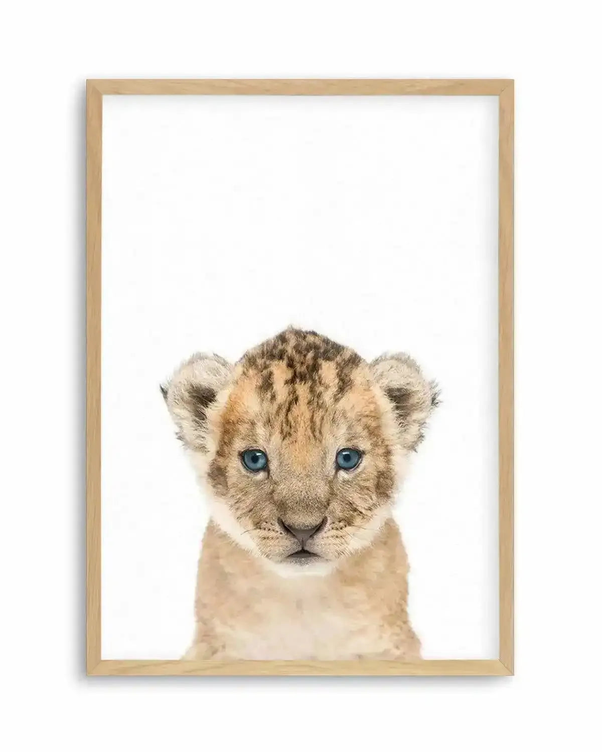 Little Lion Cub Art Print from Olive et Oriel where you can shop wallpaper and artworks online