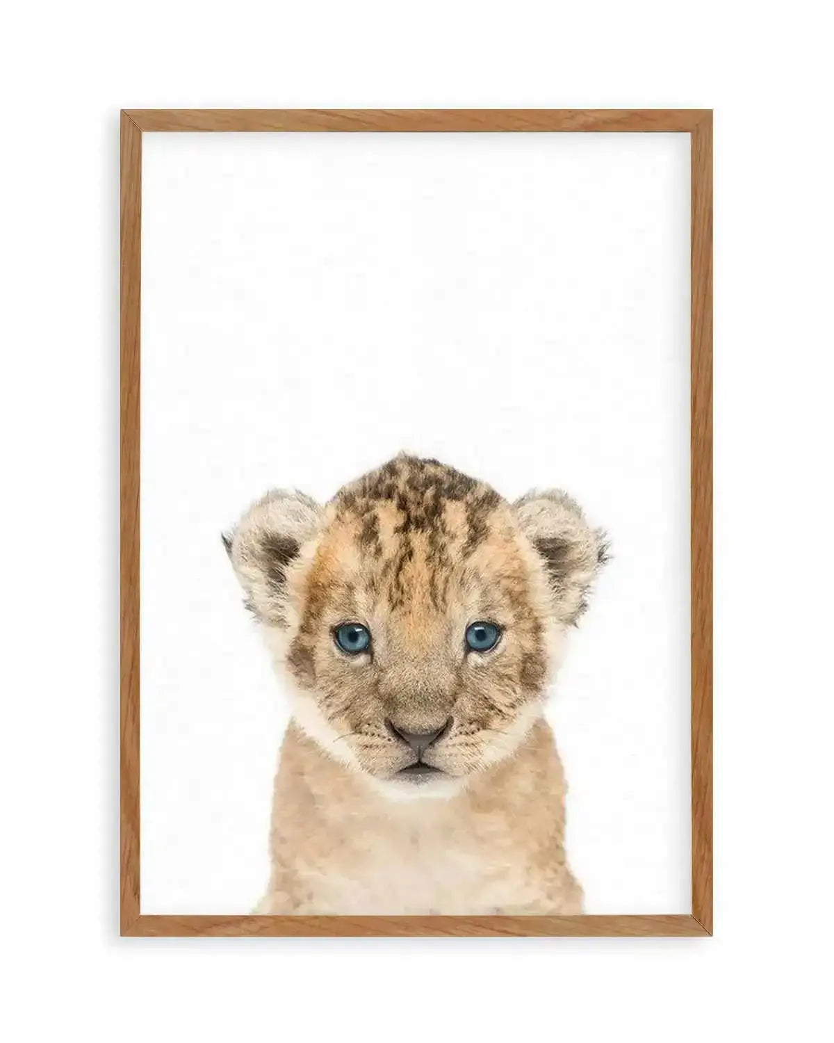 Little Lion Cub Art Print from Olive et Oriel where you can shop wallpaper and artworks online