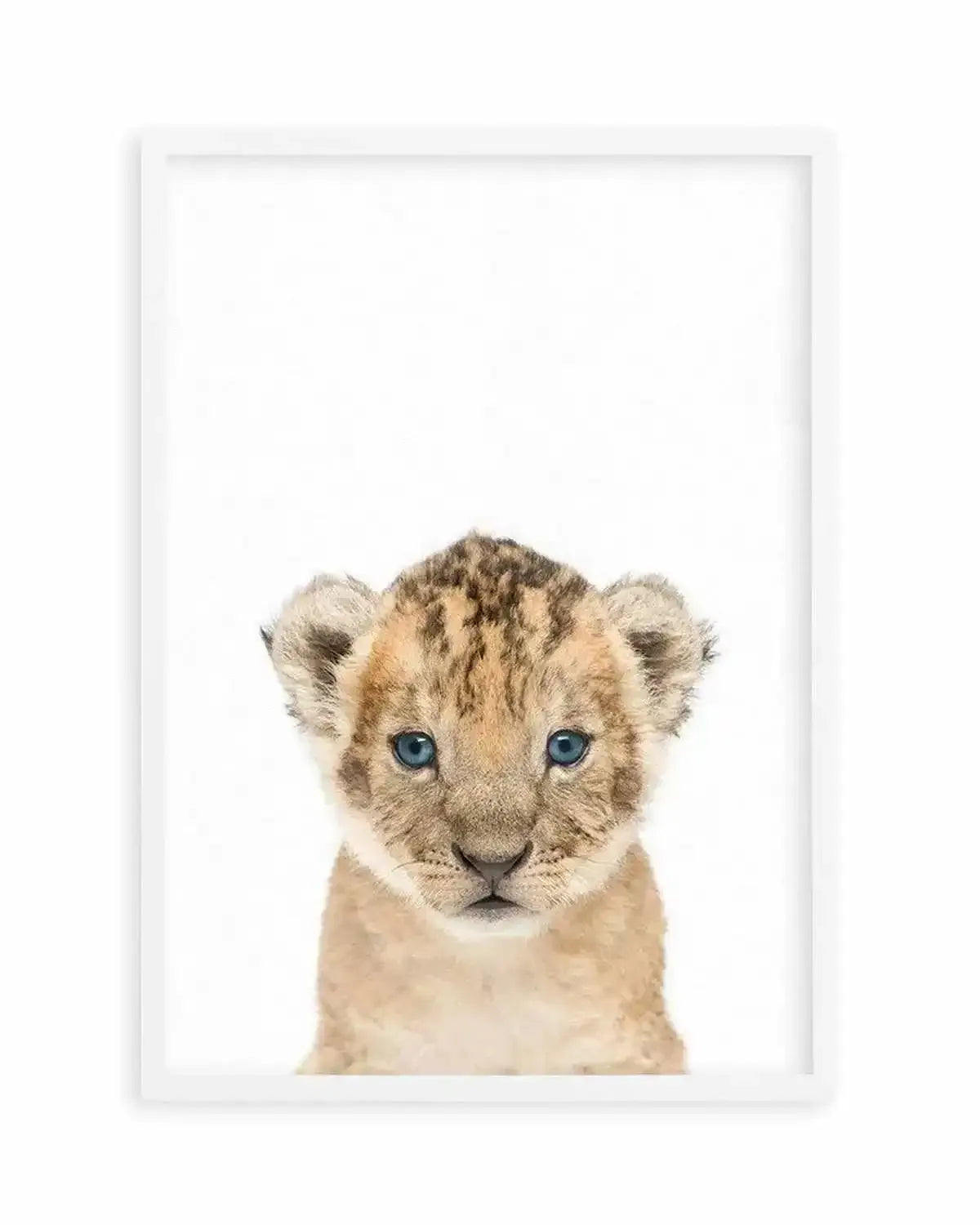 Little Lion Cub Art Print from Olive et Oriel where you can shop wallpaper and artworks online
