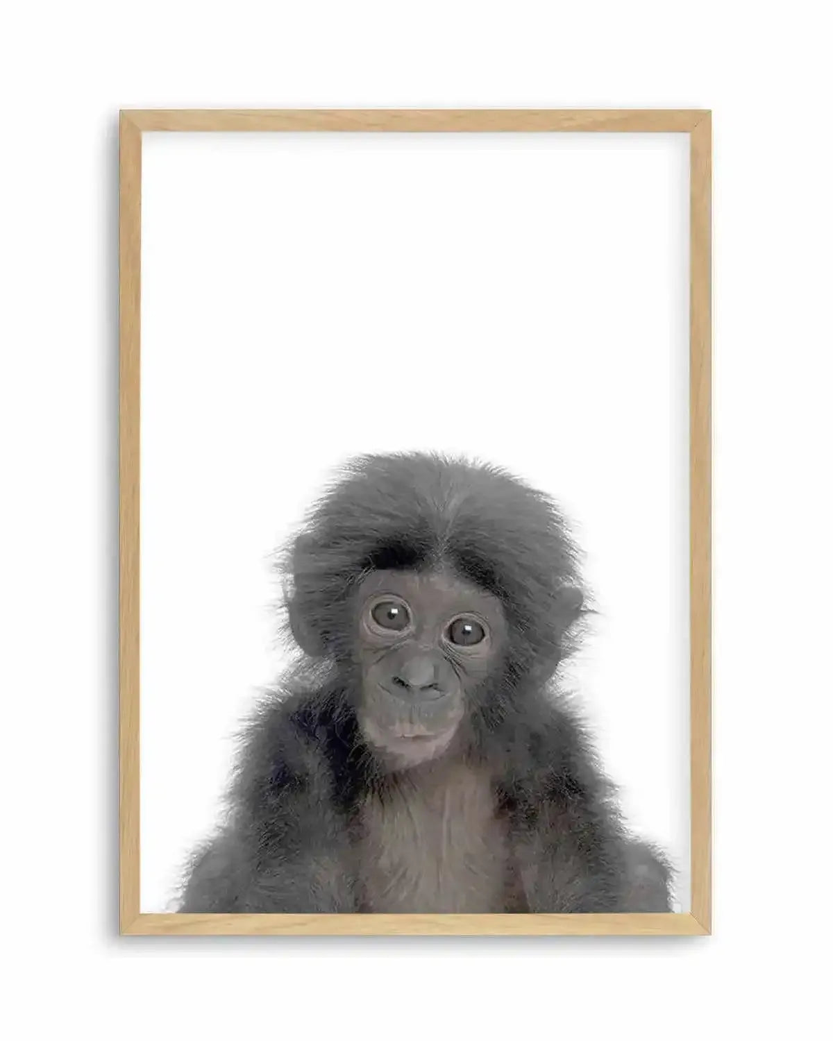 Little Monkey Art Print from Olive et Oriel where you can shop wallpaper and artworks online