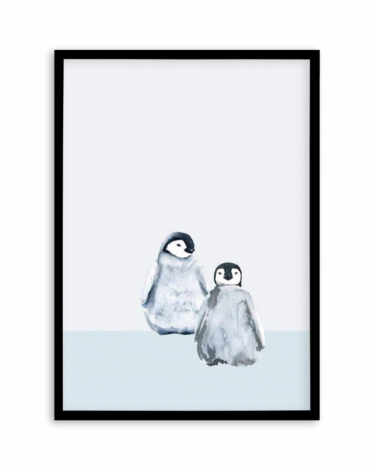 Little Penguins I Art Print