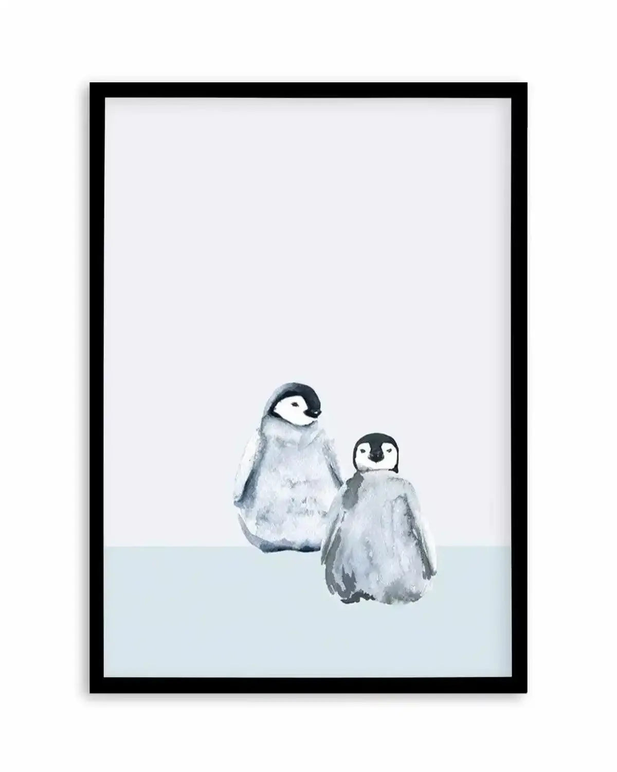 Little Penguins I Art Print from Olive et Oriel where you can shop wallpaper and artworks online