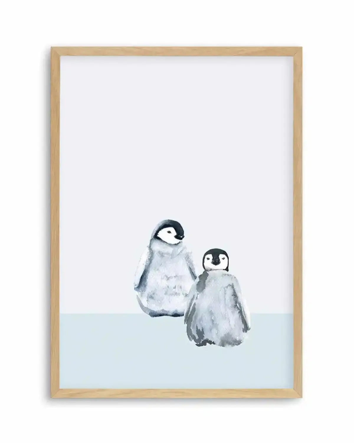 Little Penguins I Art Print from Olive et Oriel where you can shop wallpaper and artworks online