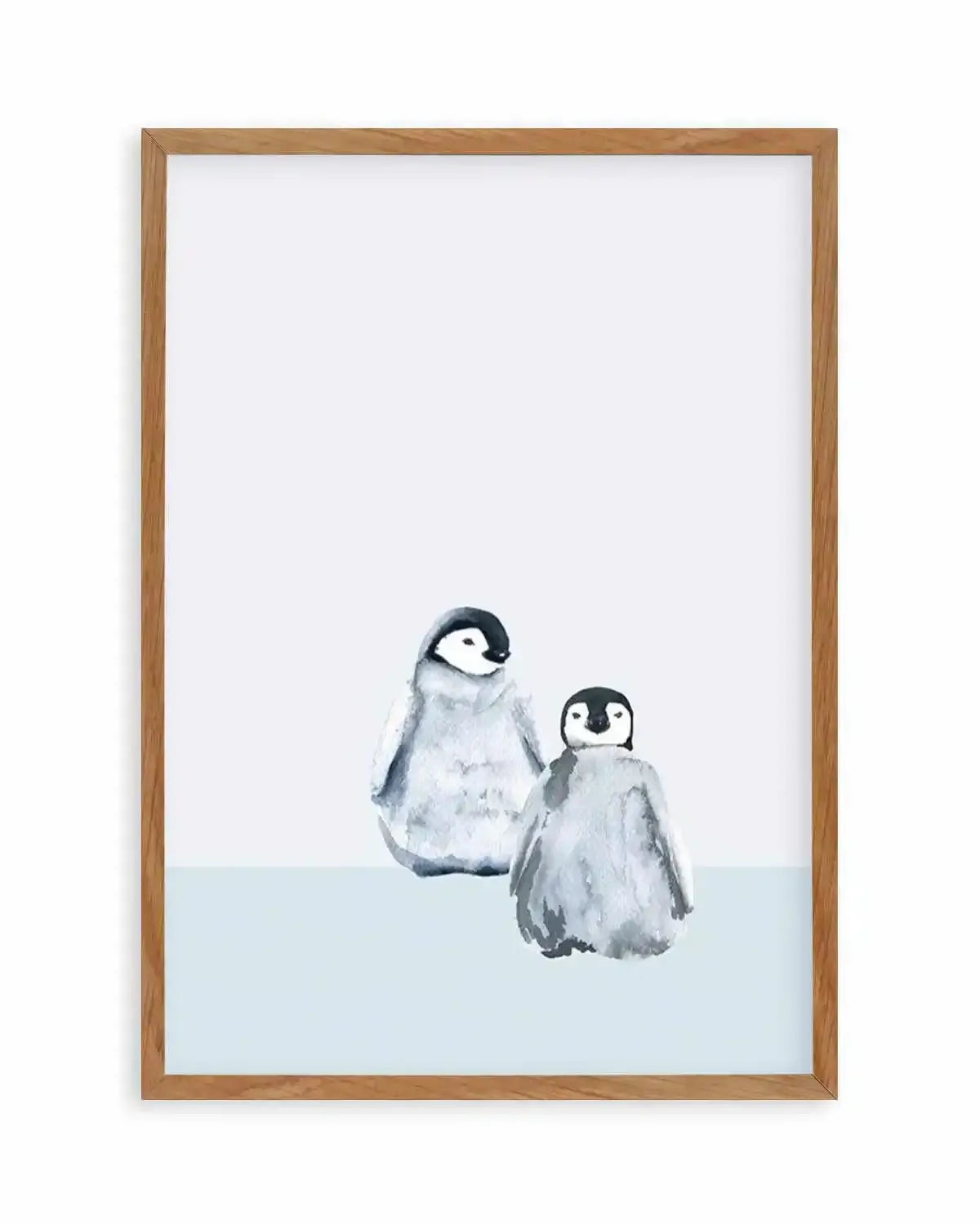 Little Penguins I Art Print from Olive et Oriel where you can shop wallpaper and artworks online