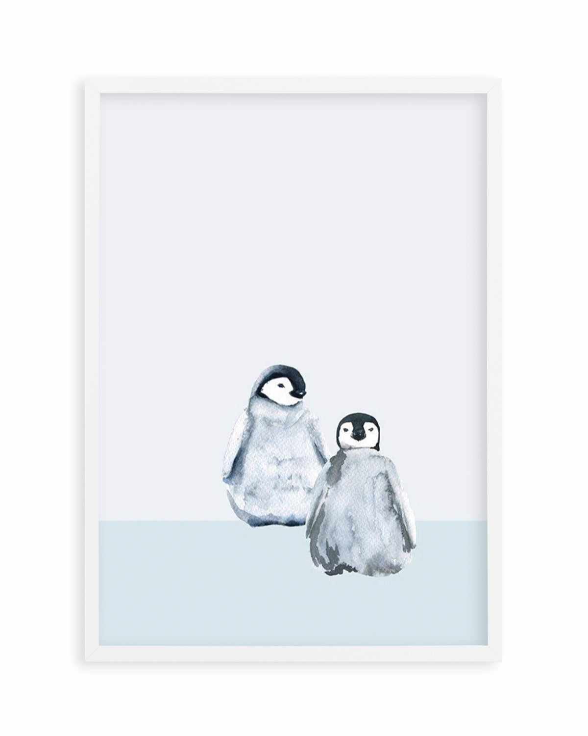 Little Penguins I Art Print