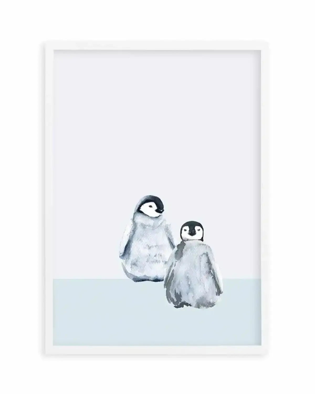 Little Penguins I Art Print from Olive et Oriel where you can shop wallpaper and artworks online