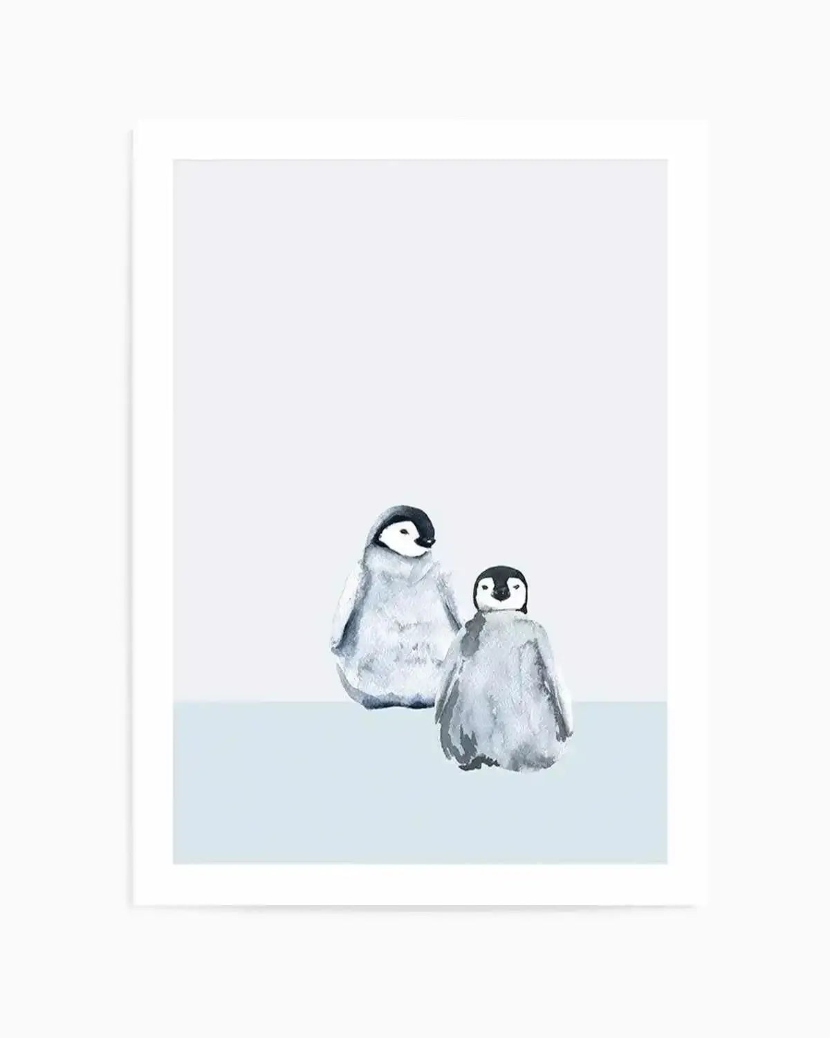 Little Penguins I Art Print from Olive et Oriel where you can shop wallpaper and artworks online