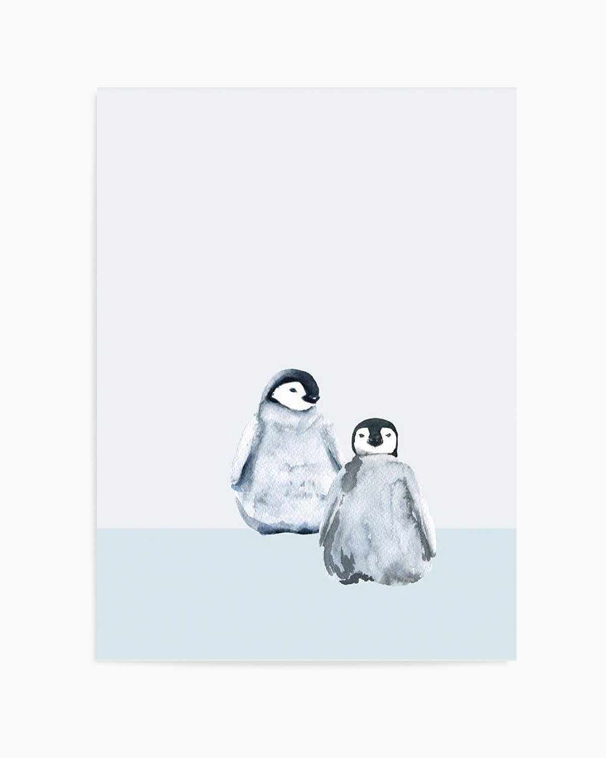 Little Penguins I Art Print