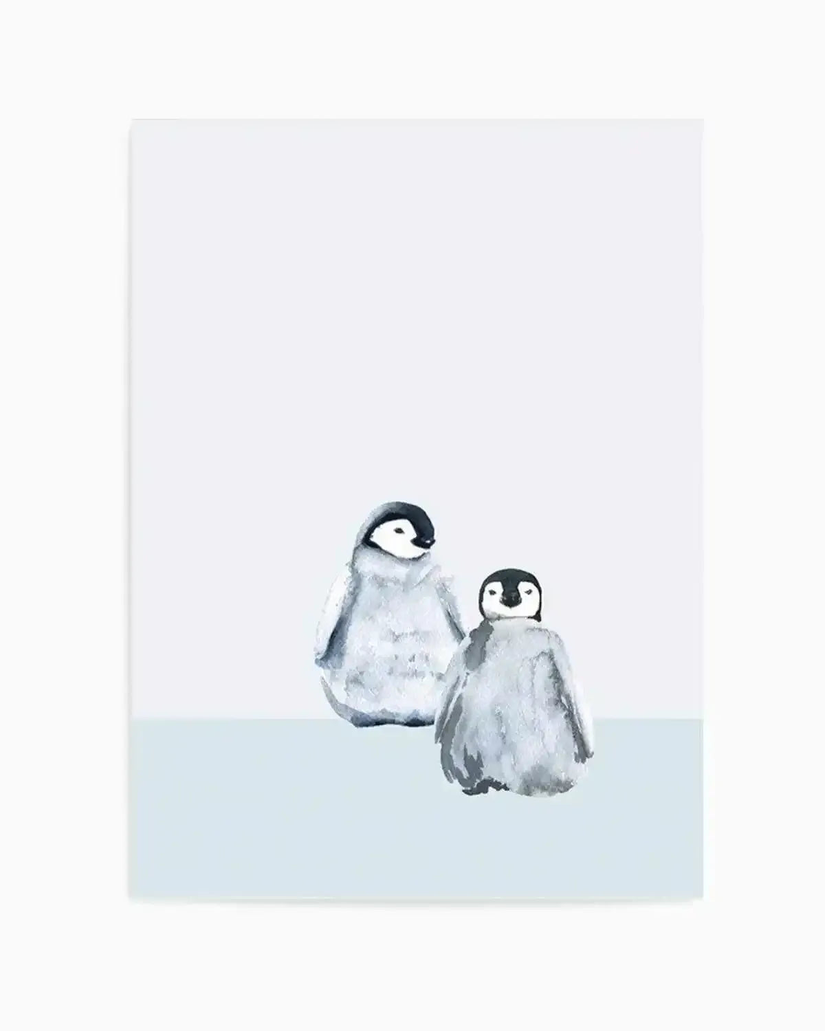 Little Penguins I Art Print from Olive et Oriel where you can shop wallpaper and artworks online