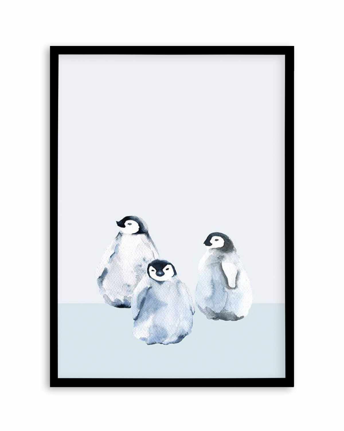 Little Penguins II Art Print