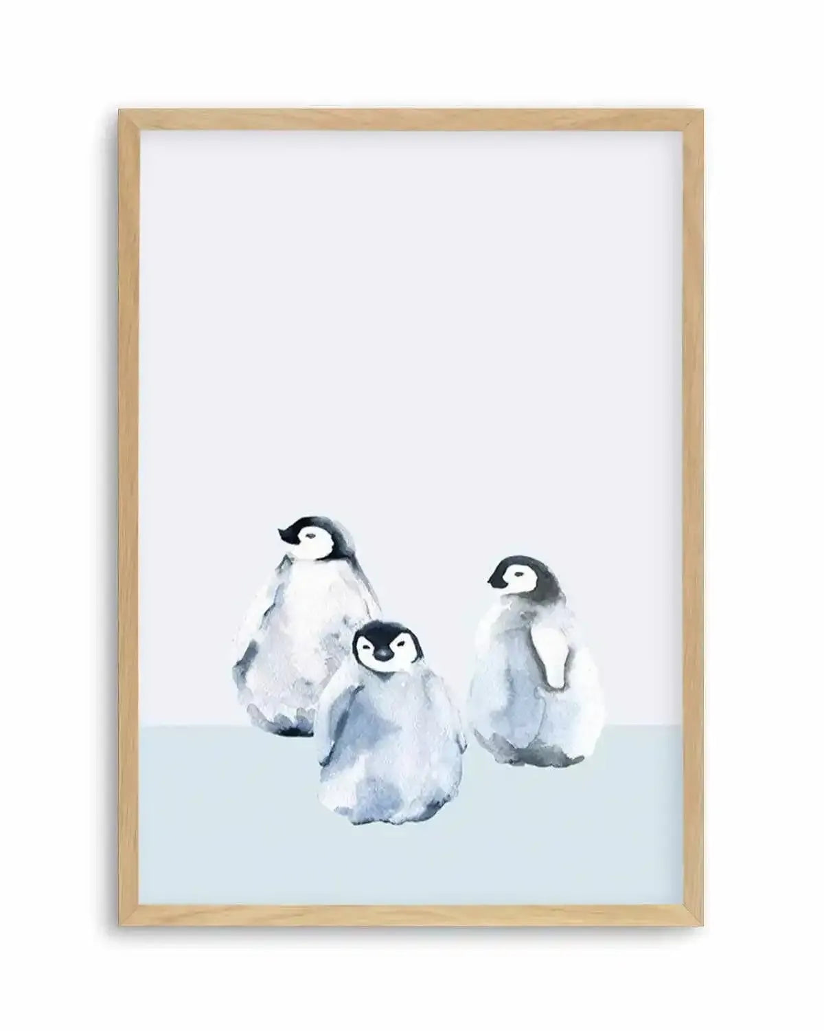 Little Penguins II Art Print from Olive et Oriel where you can shop wallpaper and artworks online