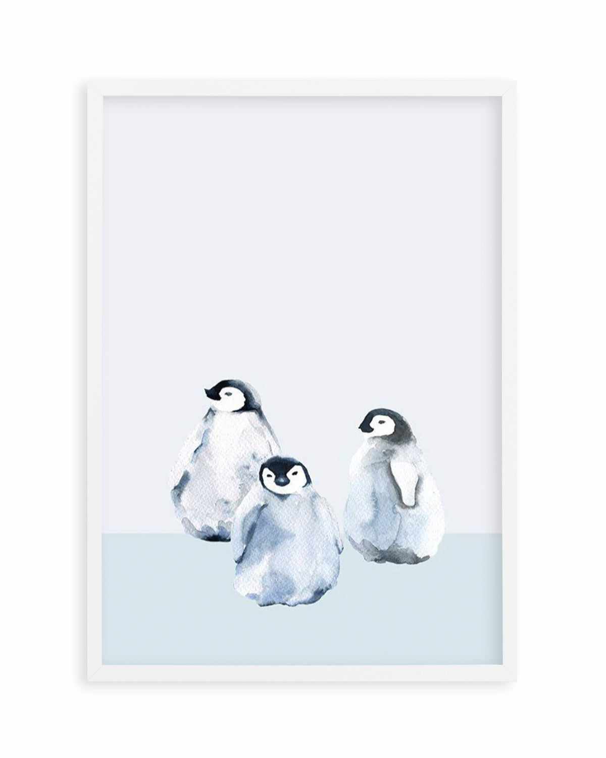 Little Penguins II Art Print