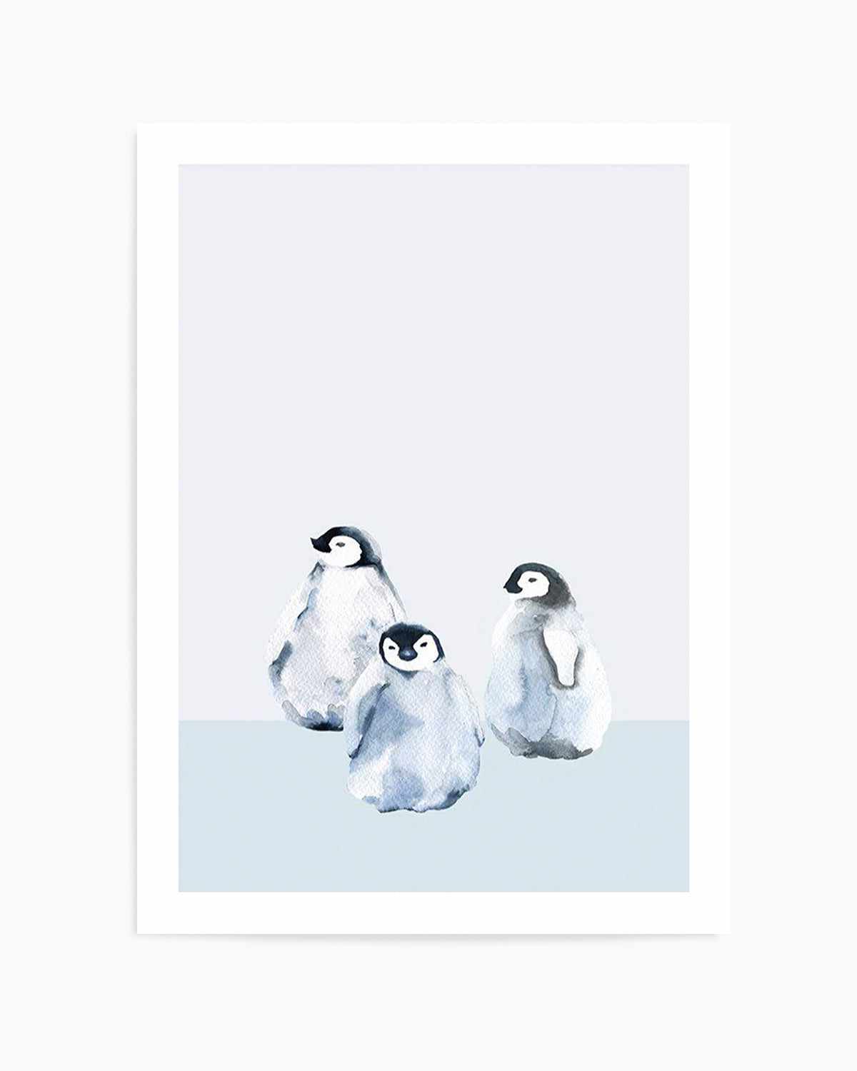 Little Penguins II Art Print