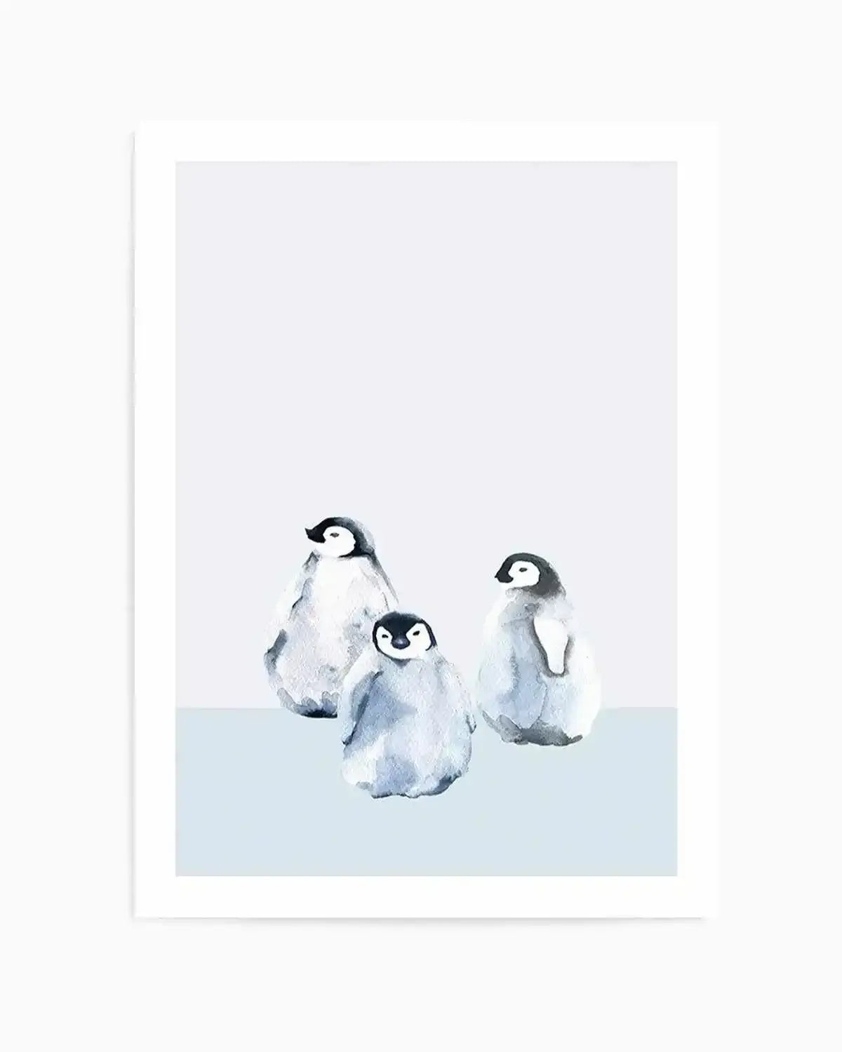 Little Penguins II Art Print from Olive et Oriel where you can shop wallpaper and artworks online