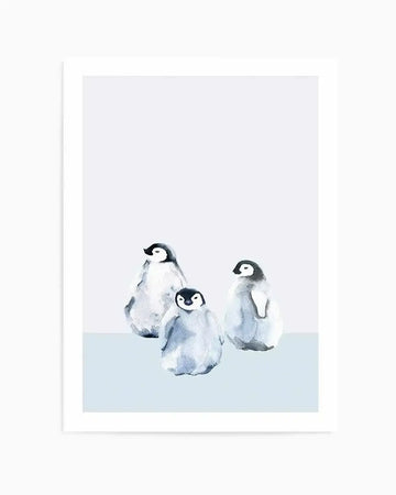 Little Penguins II Art Print from Olive et Oriel where you can shop wallpaper and artworks online