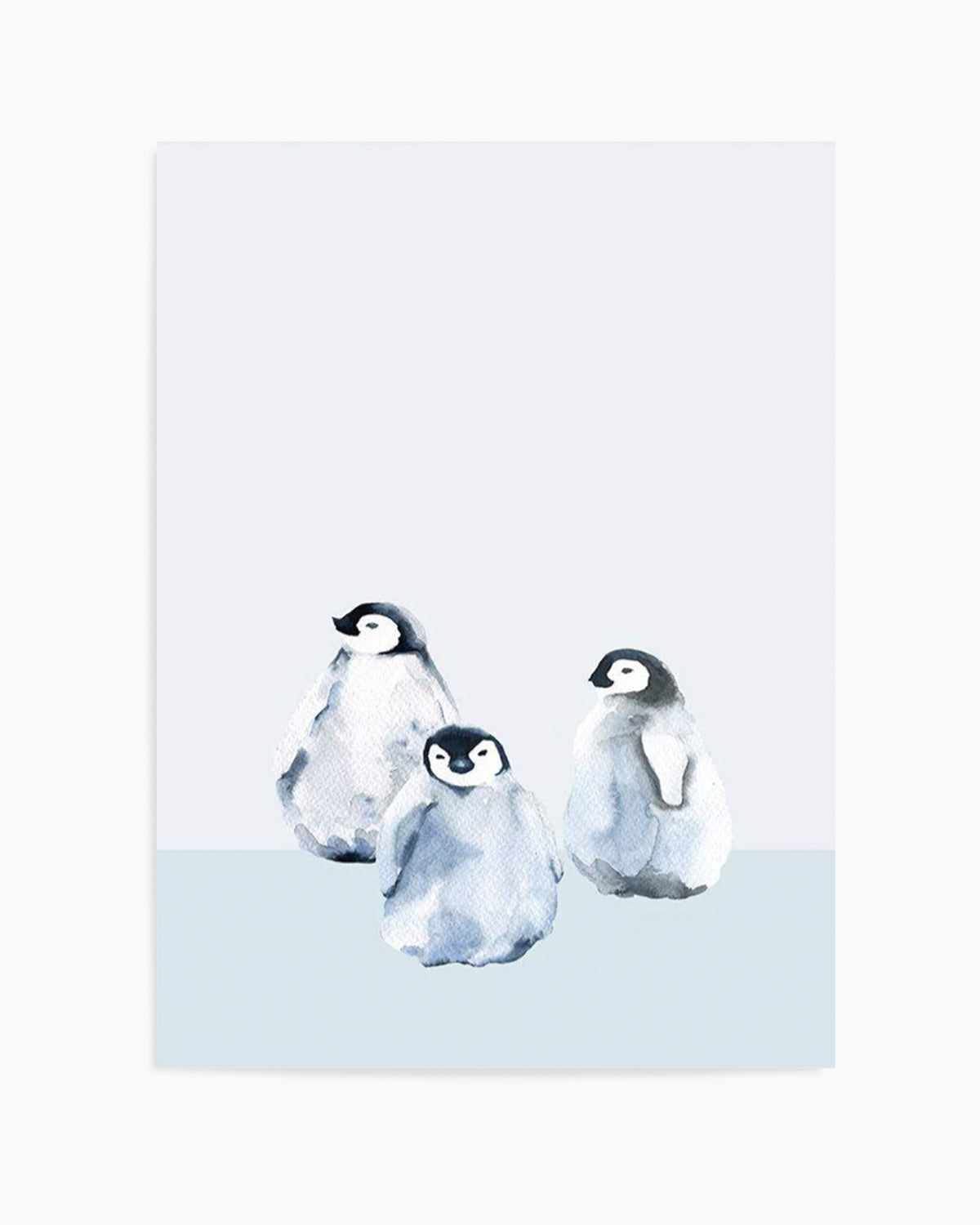 Little Penguins II Art Print