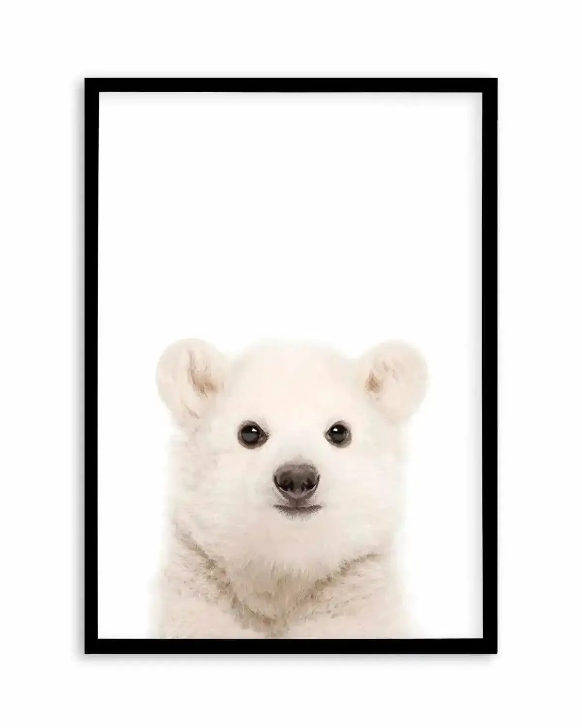 Little Polar Bear Art Print from Olive et Oriel where you can shop wallpaper and artworks online