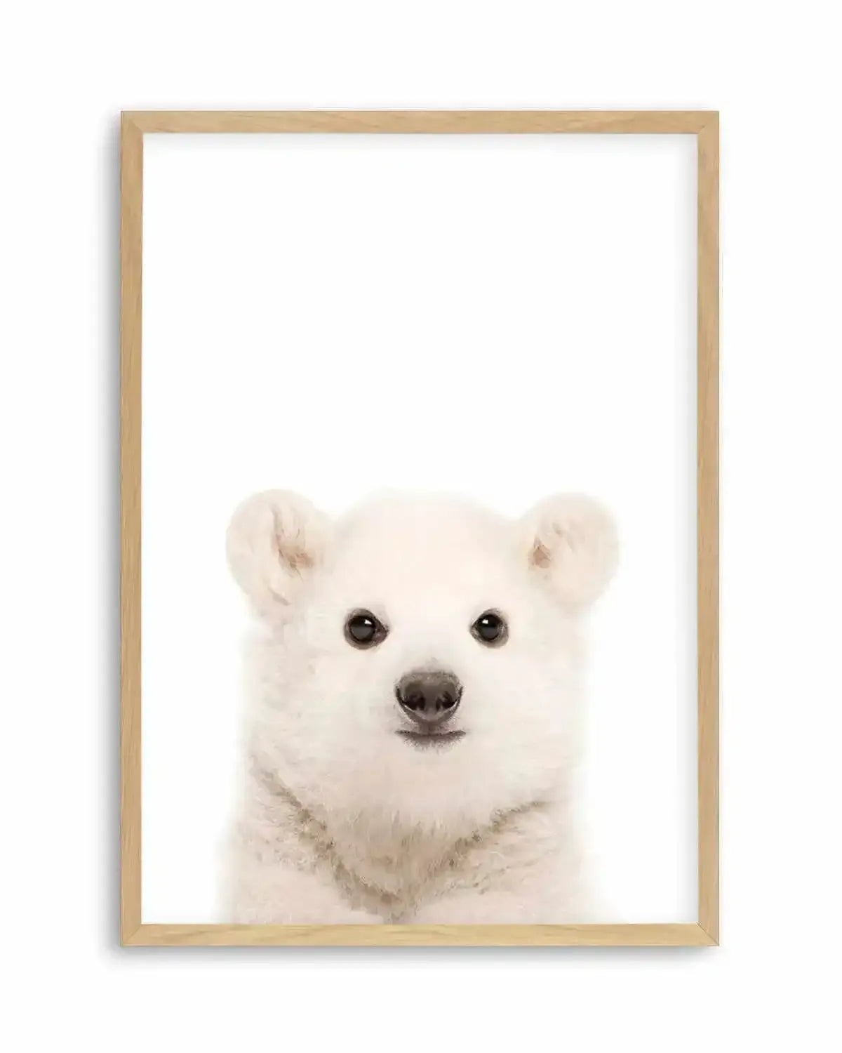 Little Polar Bear Art Print from Olive et Oriel where you can shop wallpaper and artworks online