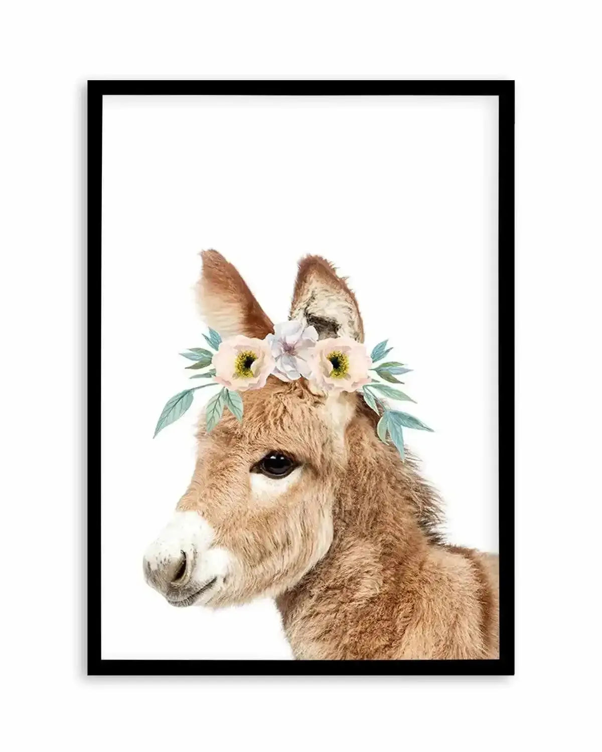 Little Pony | Flower Crown Art Print from Olive et Oriel where you can shop wallpaper and artworks online
