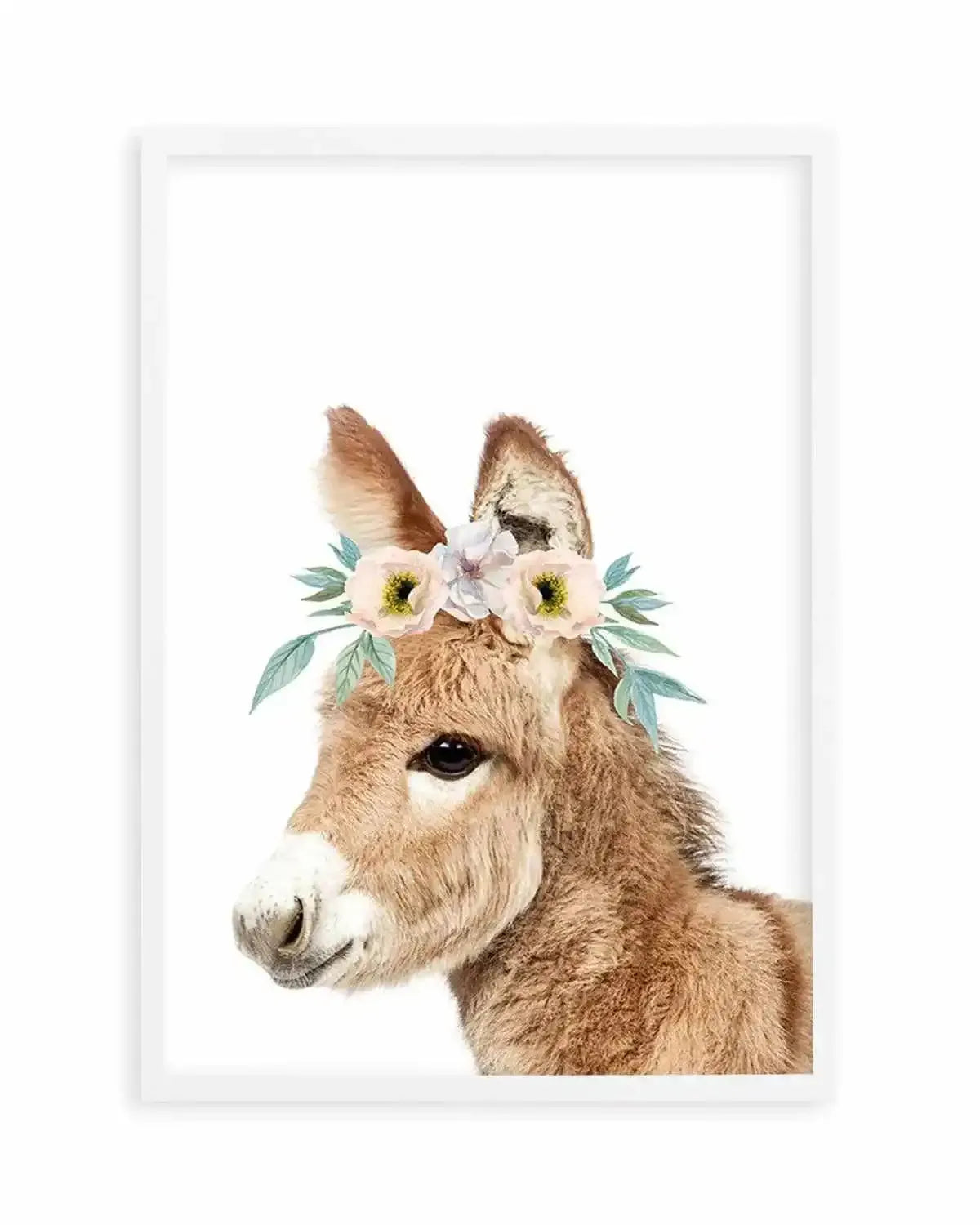 Little Pony | Flower Crown Art Print from Olive et Oriel where you can shop wallpaper and artworks online