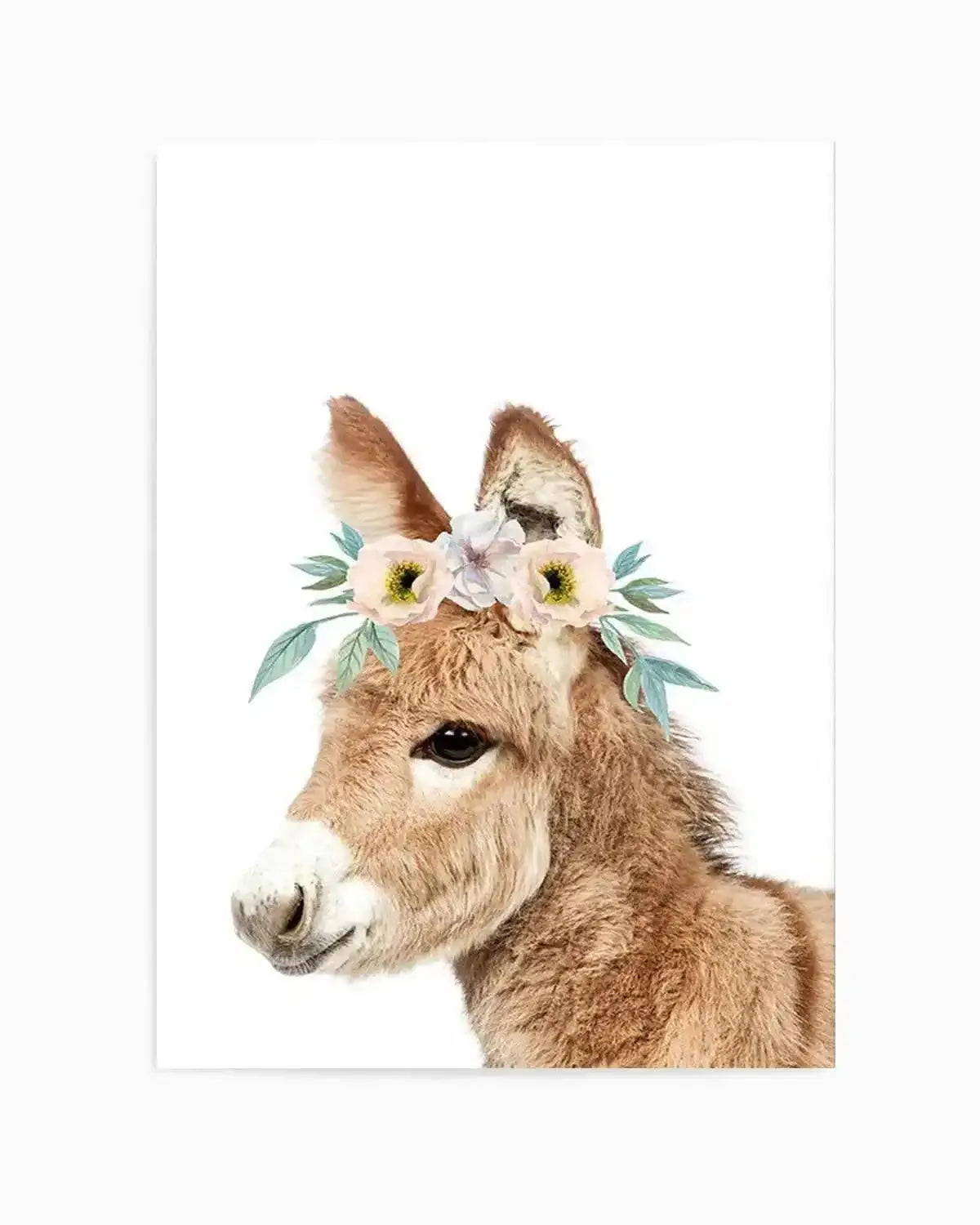 Little Pony | Flower Crown Art Print from Olive et Oriel where you can shop wallpaper and artworks online