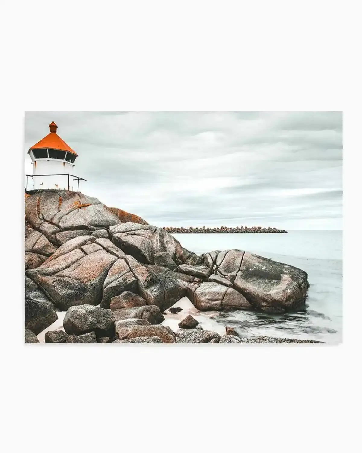 Little Red Lighthouse Art Print from Olive et Oriel where you can shop wallpaper and artworks online