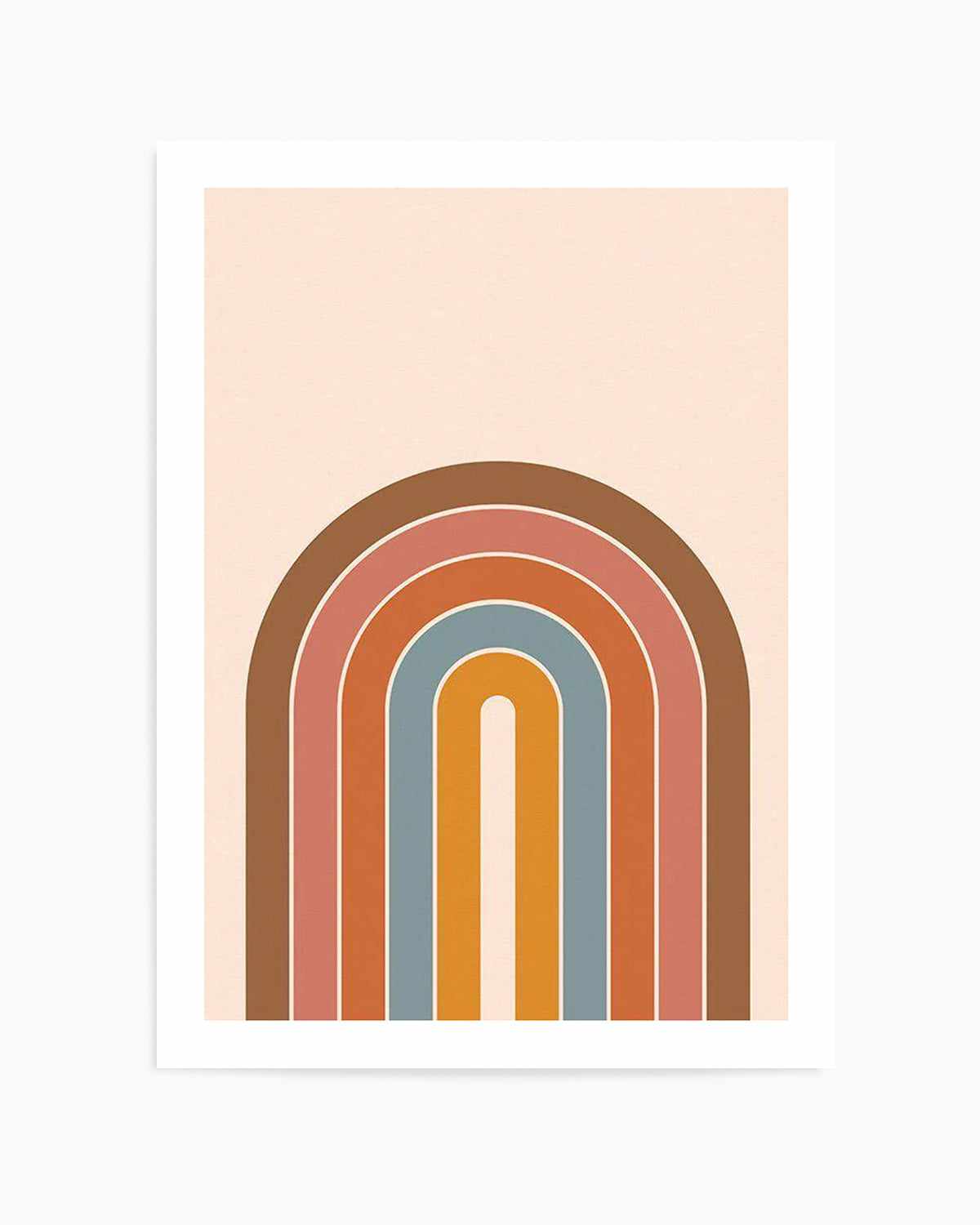 Little Retro Rainbow Art Print