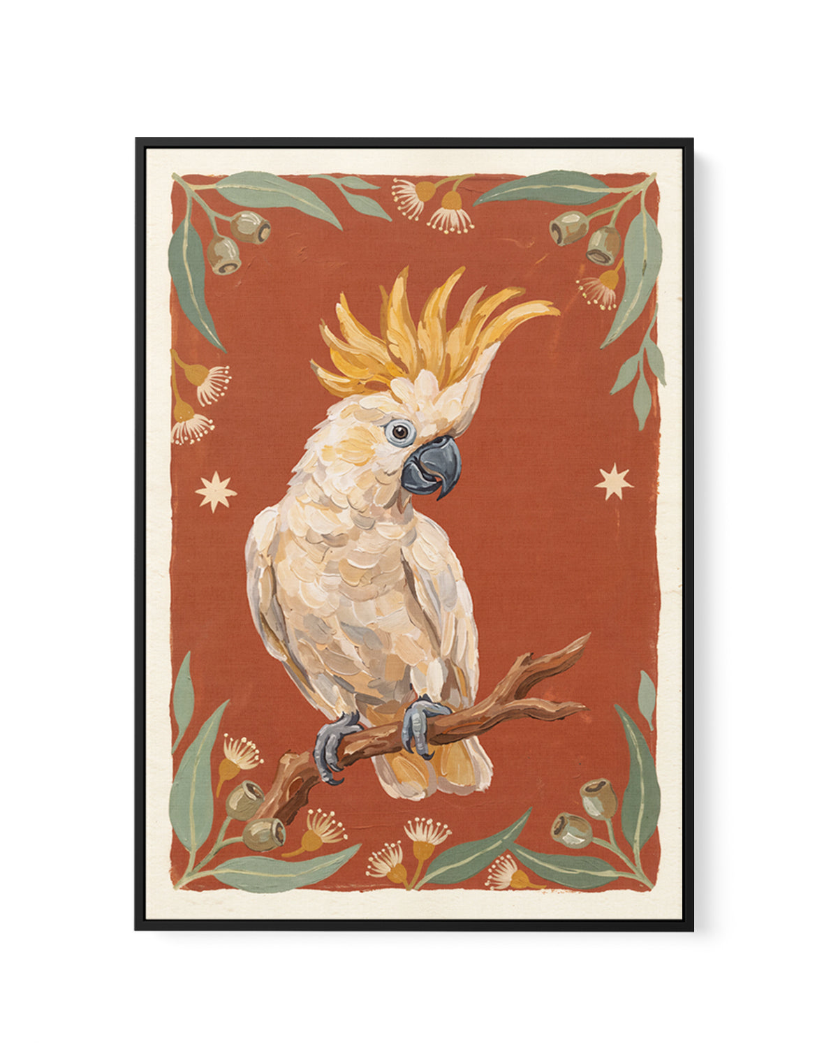 Little Ripper Cockatoo | Framed Canvas Art Print
