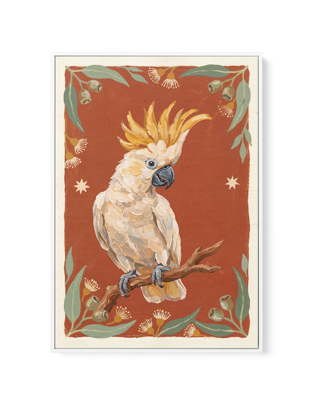 Little Ripper Cockatoo | Framed Canvas Art Print