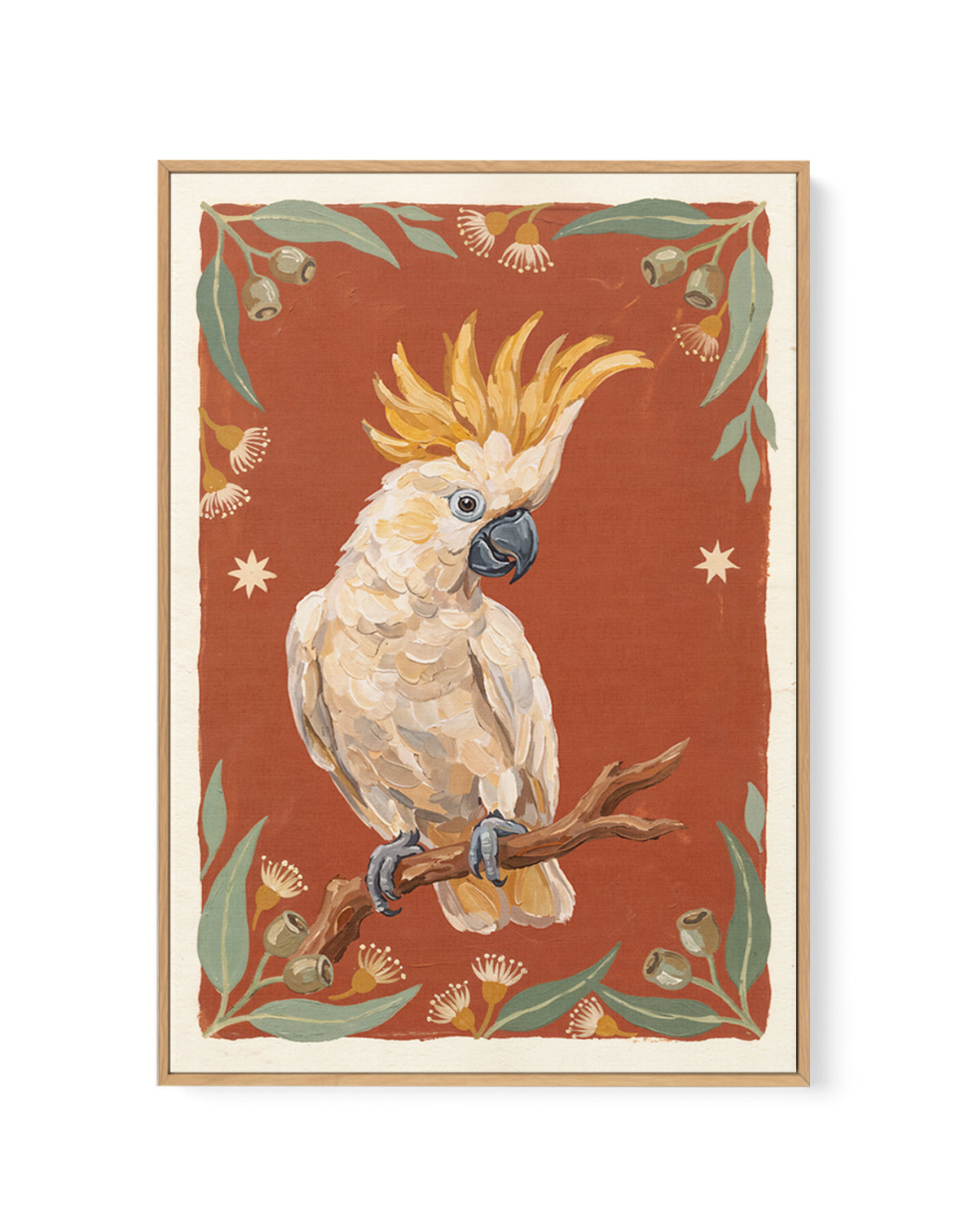 Little Ripper Cockatoo | Framed Canvas Art Print